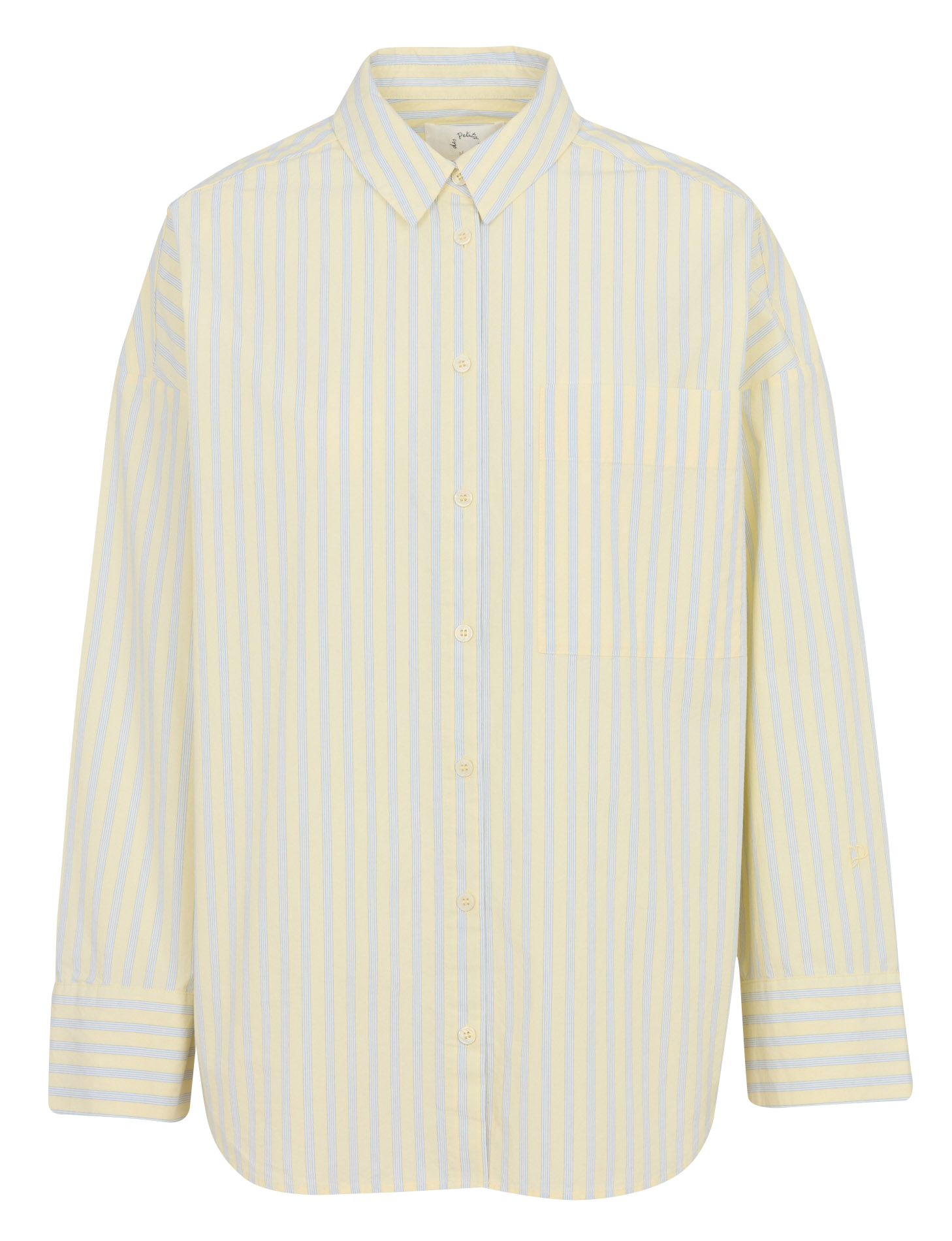Chemise oversize en coton DES PETITS HAUTS Jaune