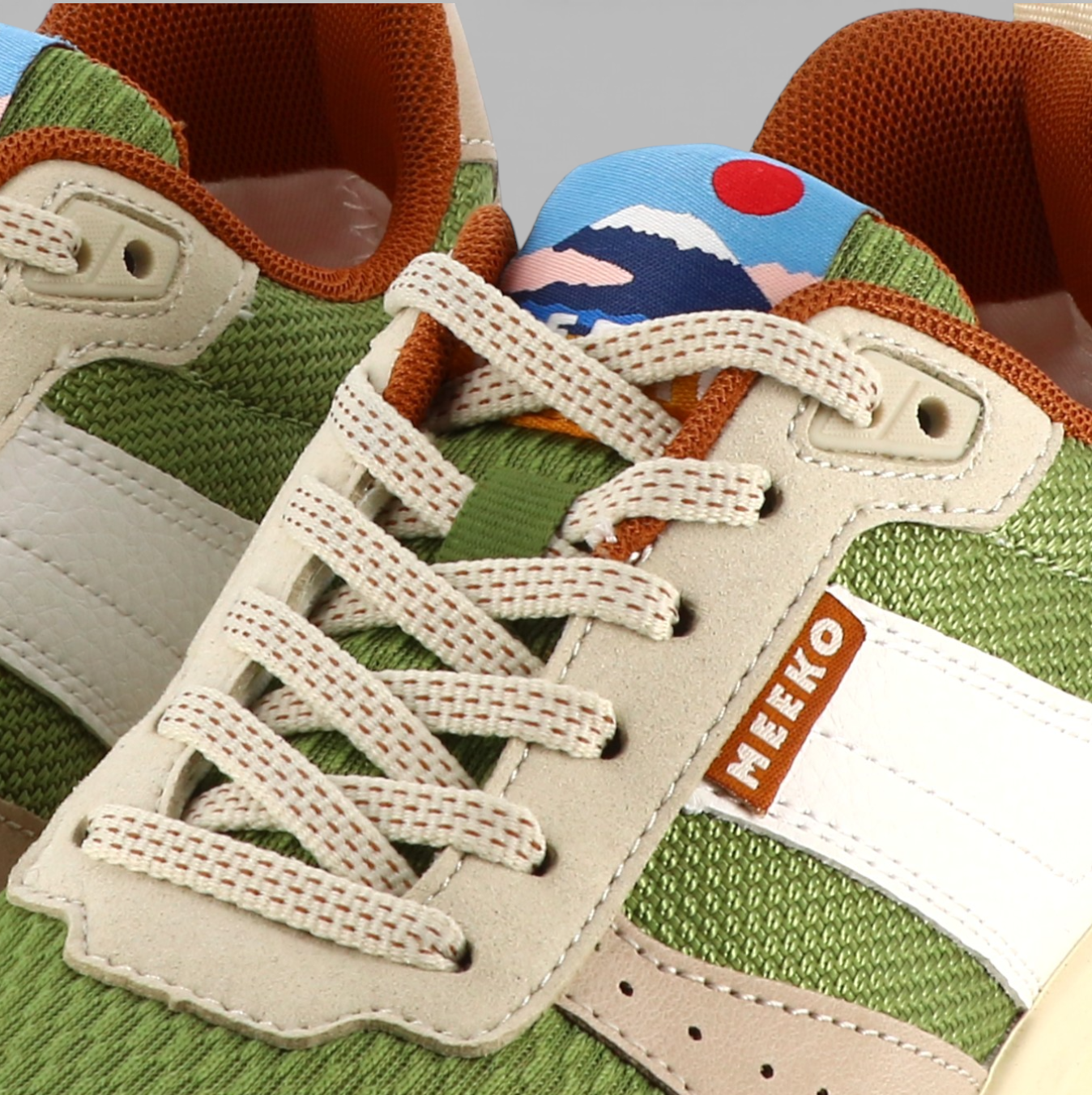 Baskets techniques et durables MEEKO Vert