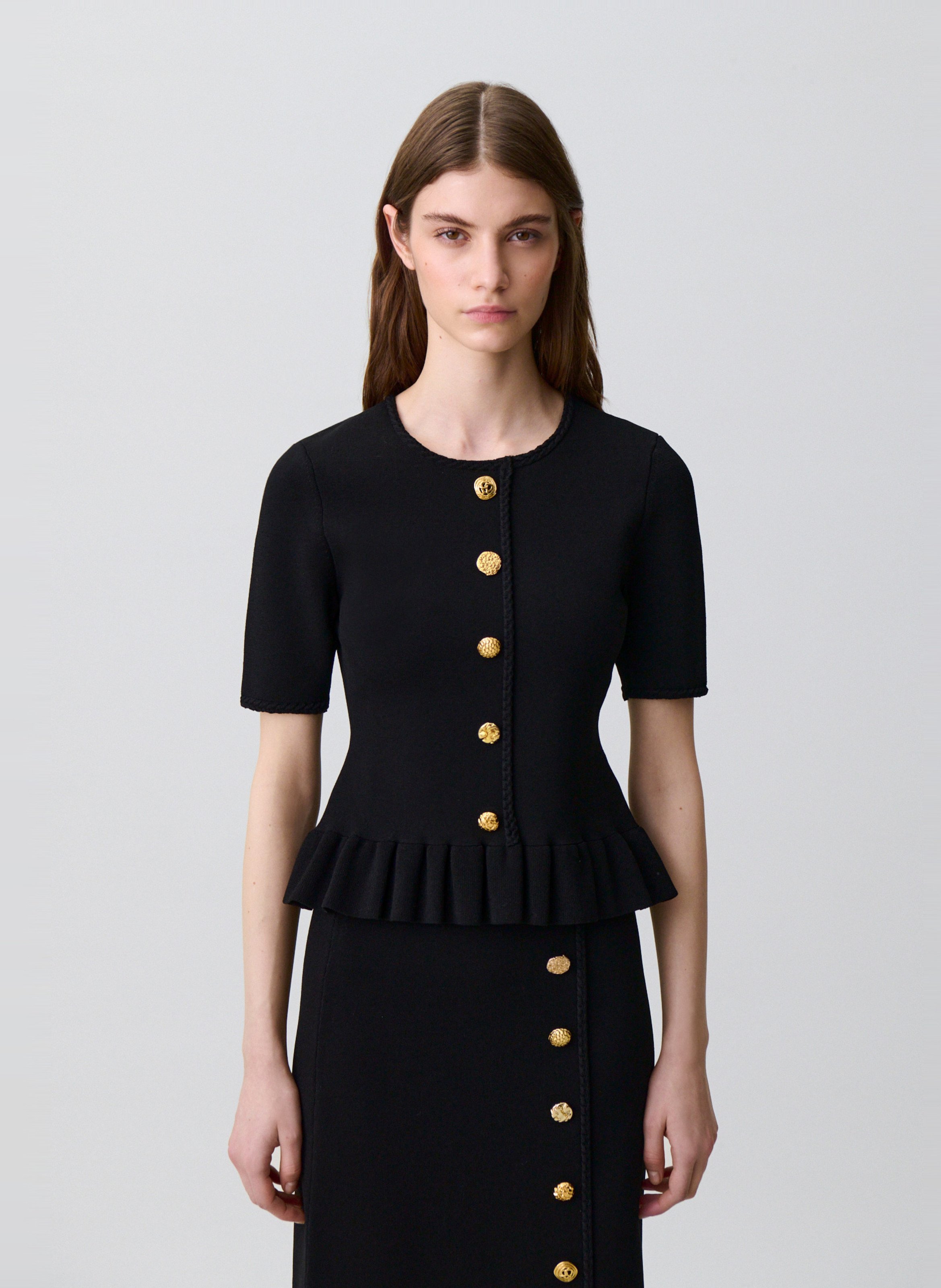 Round-neck top CLAUDIE PIERLOT Black
