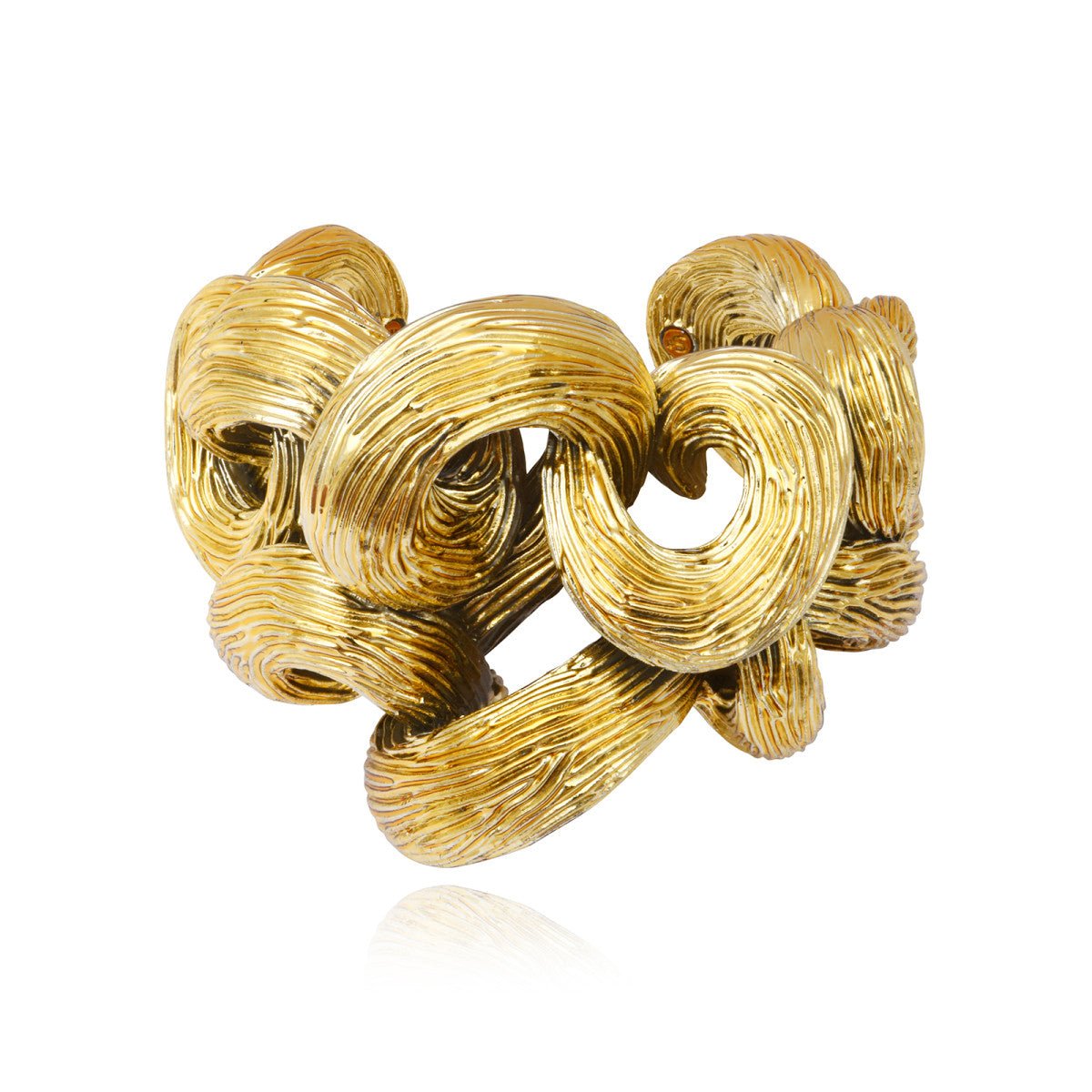 Cuff bracelet SATELLITE PARIS Golden