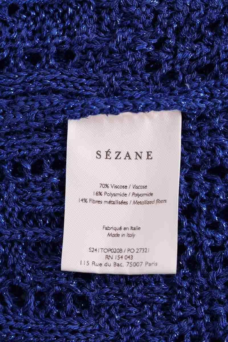 Top sans manche SEZANE - Seconde main Bleu