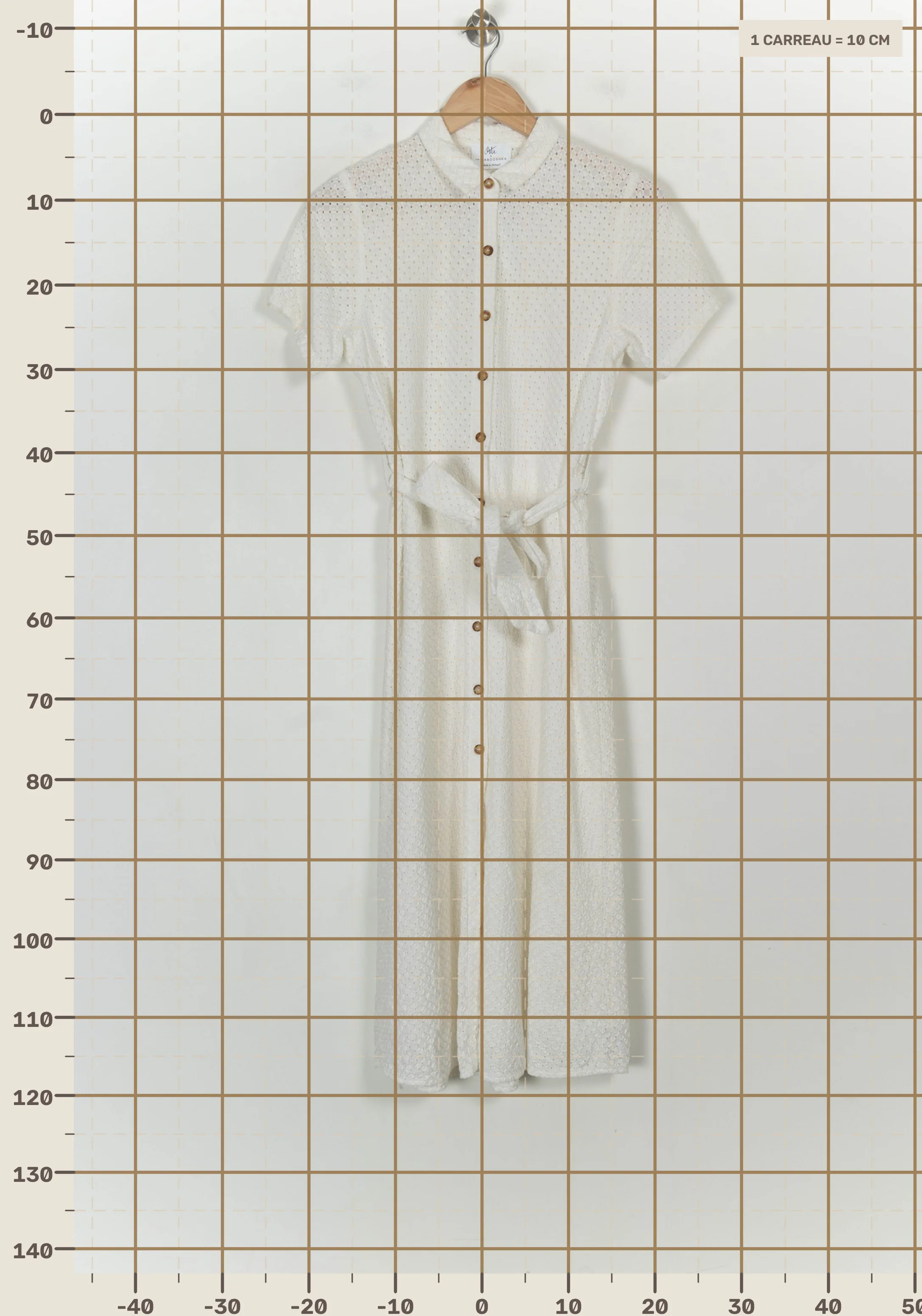 Short & midi dress ORTA - Seconde main White
