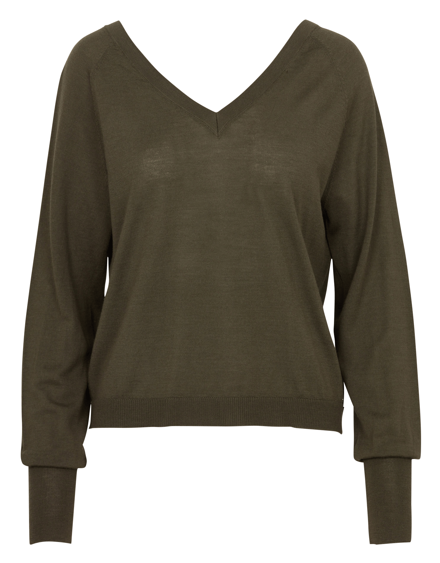 Straight V-neck wool sweater IKKS