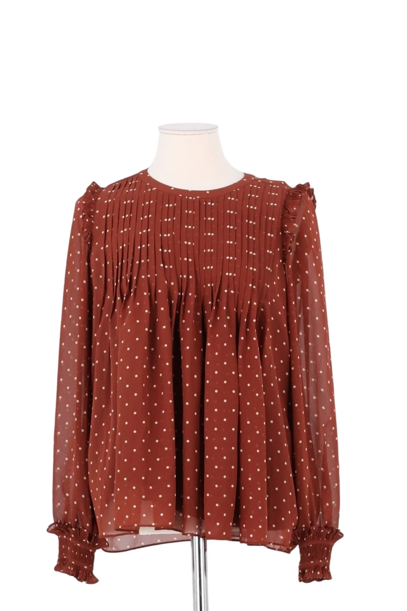 Polka dot blouse SEZANE - Seconde main Brown