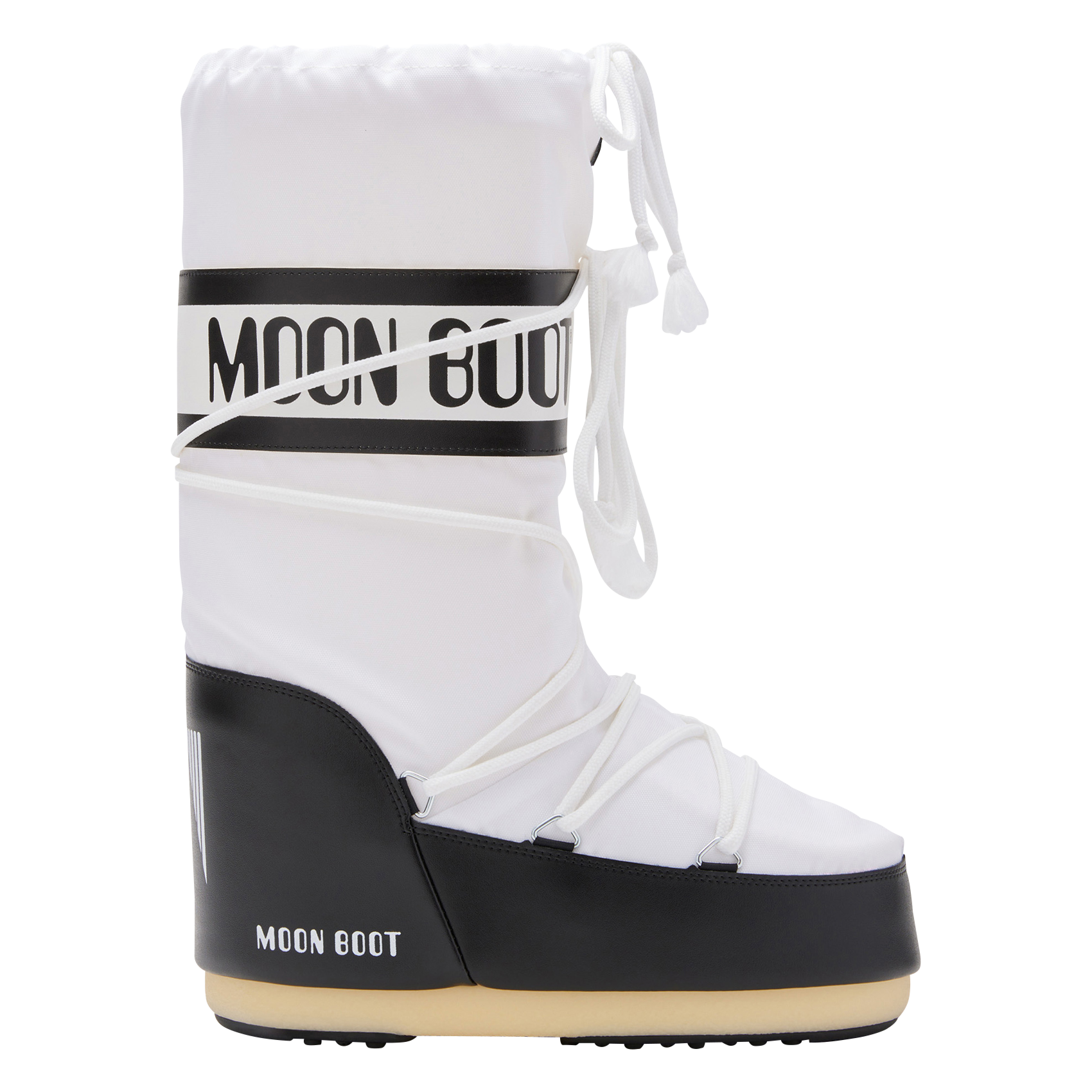 Bottes à lacets Mb icon nylon Noir Moon boot Femme Place des - Main Image