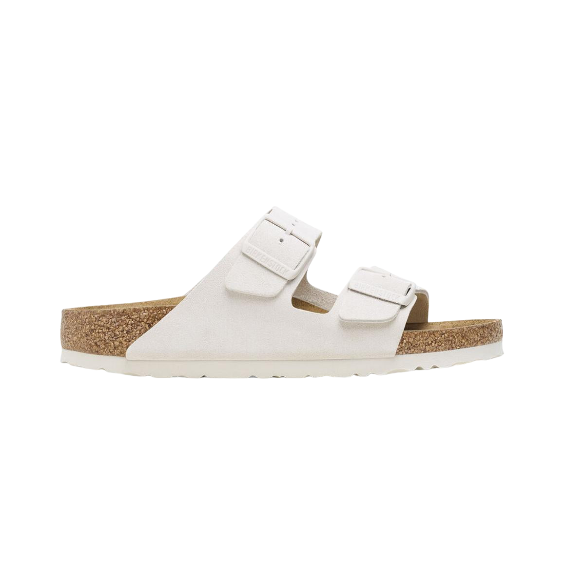 Faux leather sandals BIRKENSTOCK White