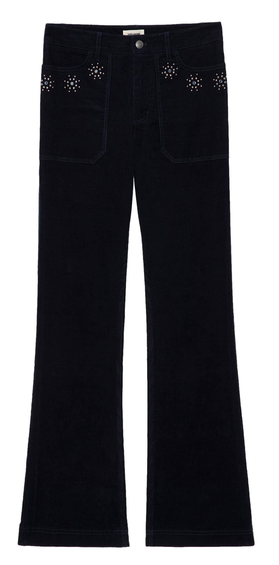 Flared pants in blended organic cotton ZADIG&VOLTAIRE Blue