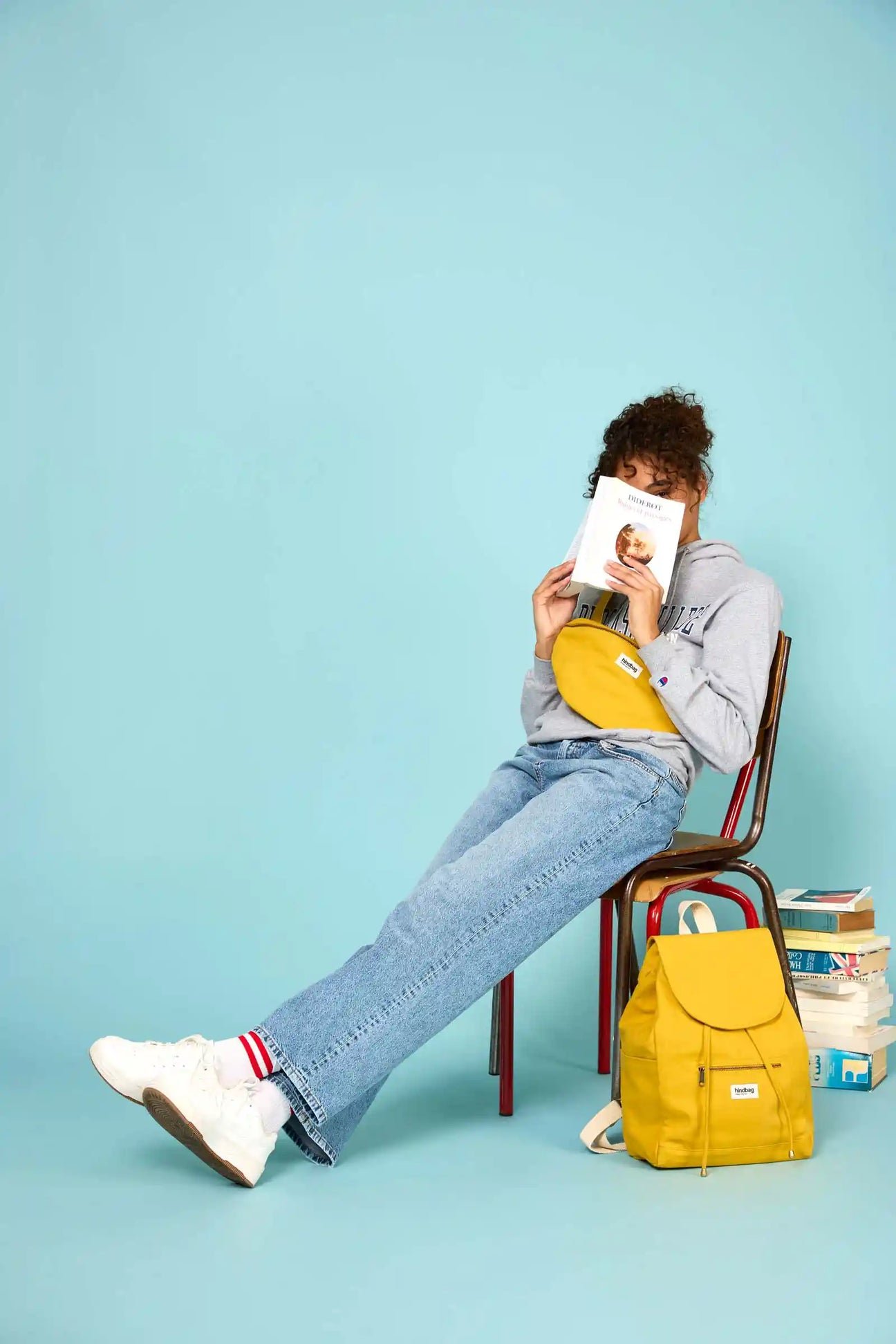 Cotton waist bag Yellow