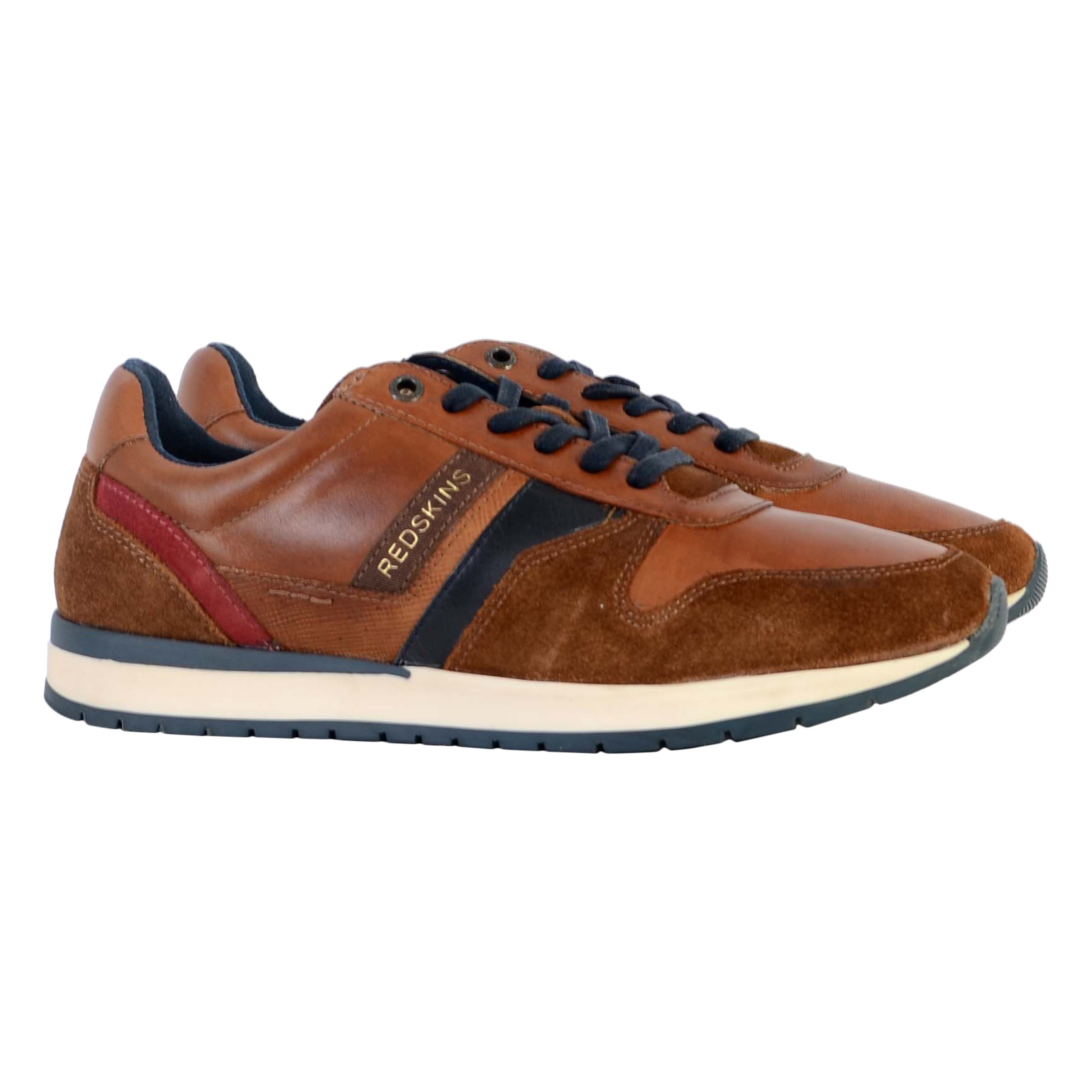 Leather sneakers Nixit REDSKINS Brown