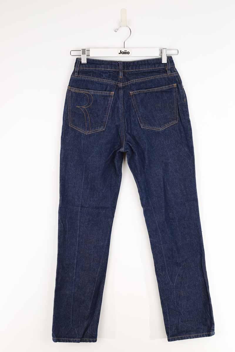 Cotton straight jeans ROUJE - Seconde Main Blue