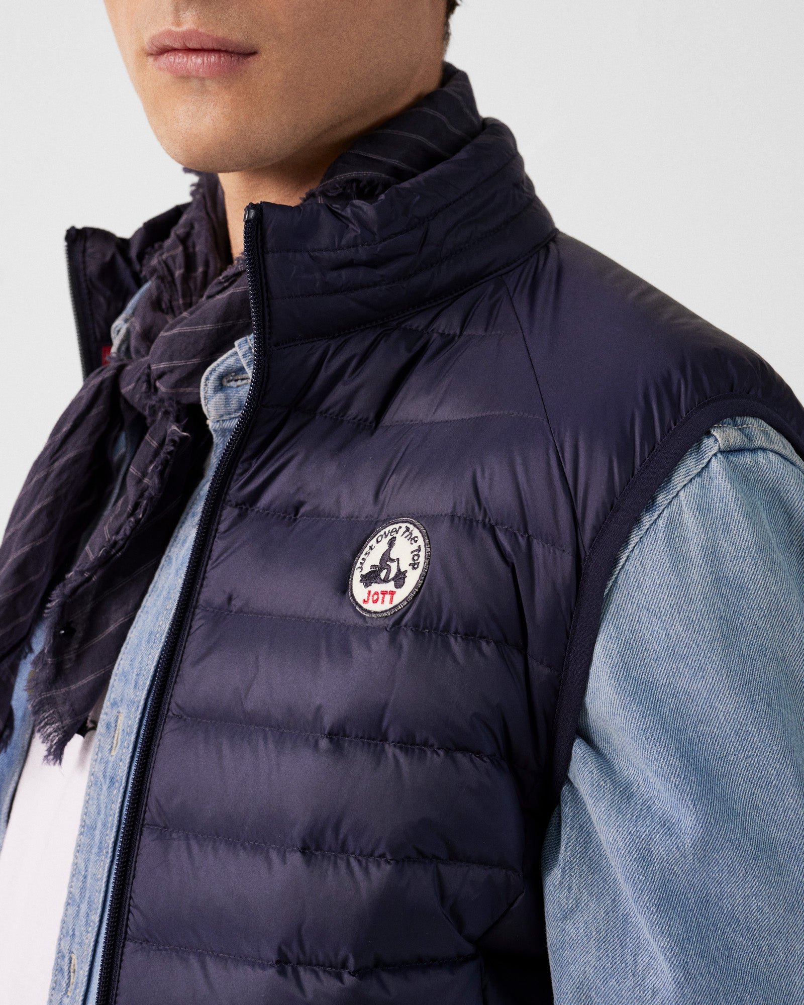 Sleeveless puffer jacket Tom JOTT Blue