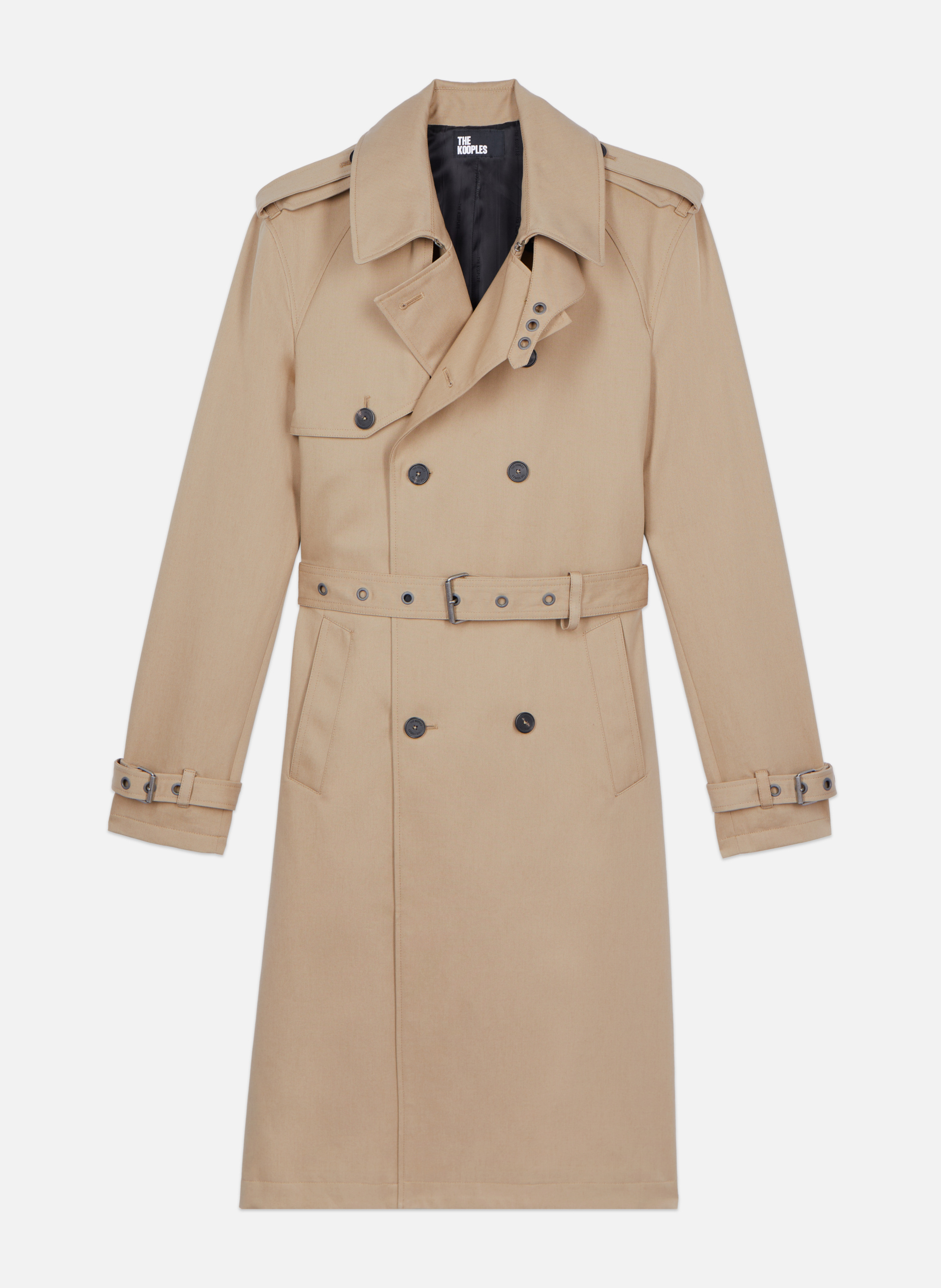 Dorry long trench coat THE KOOPLES Beige