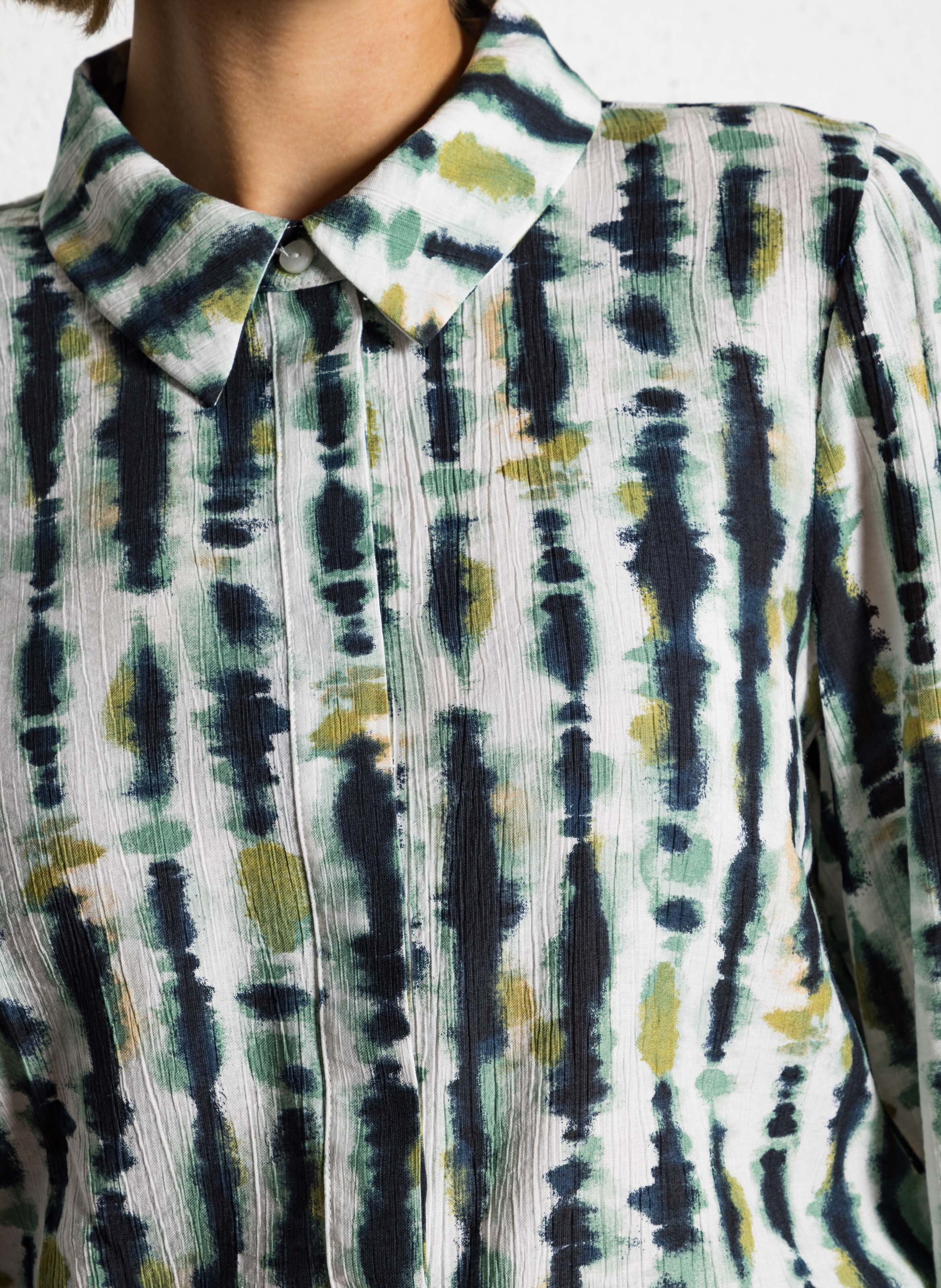 Chemise col classique VILA Beige