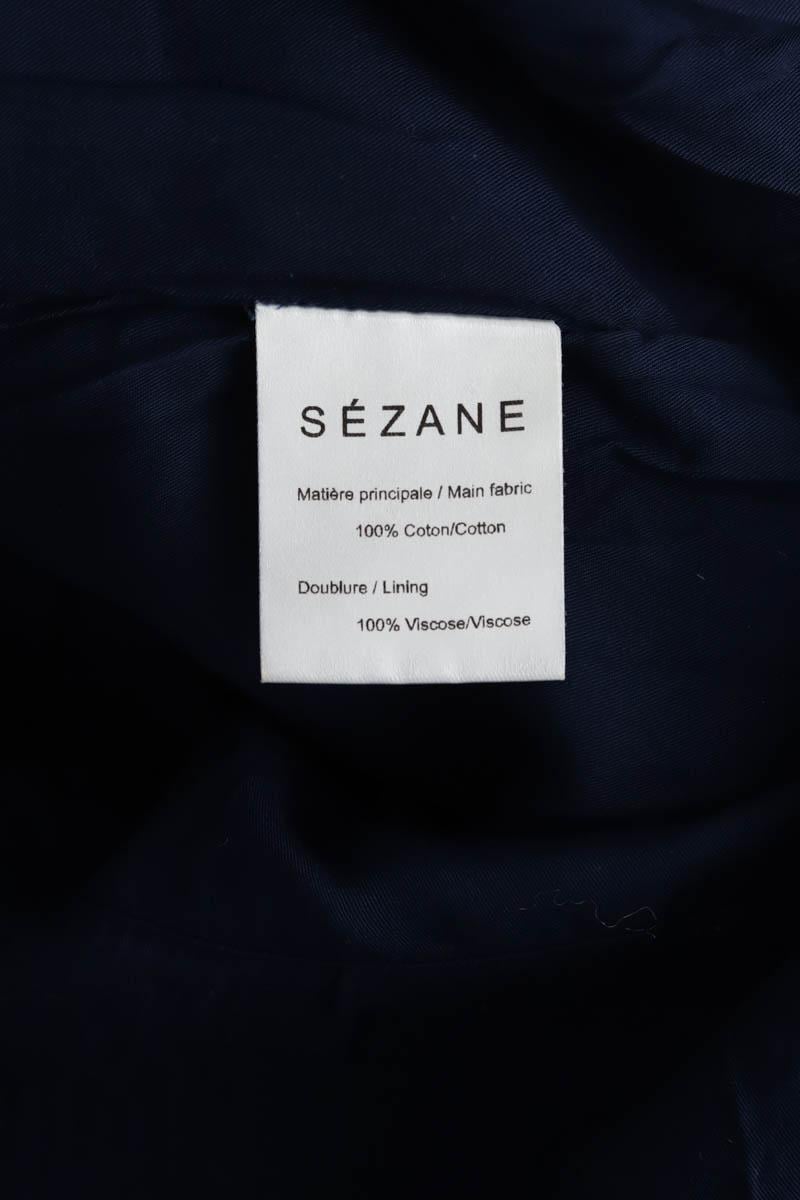 Cotton dress SEZANE - Seconde main Blue