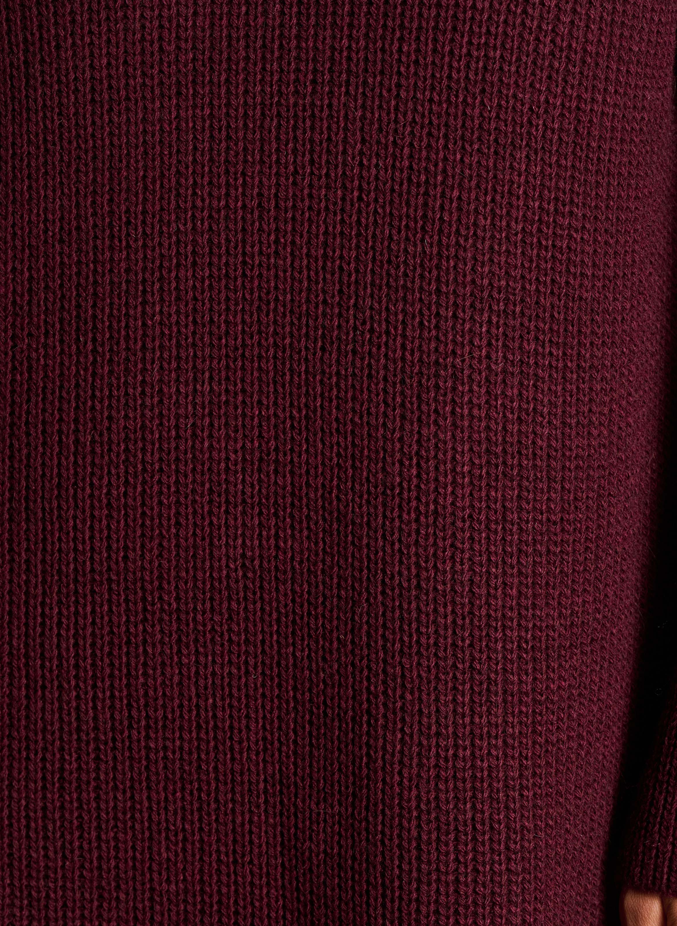 Short dress in beaded ribbed knit LA FEE MARABOUTEE Brown