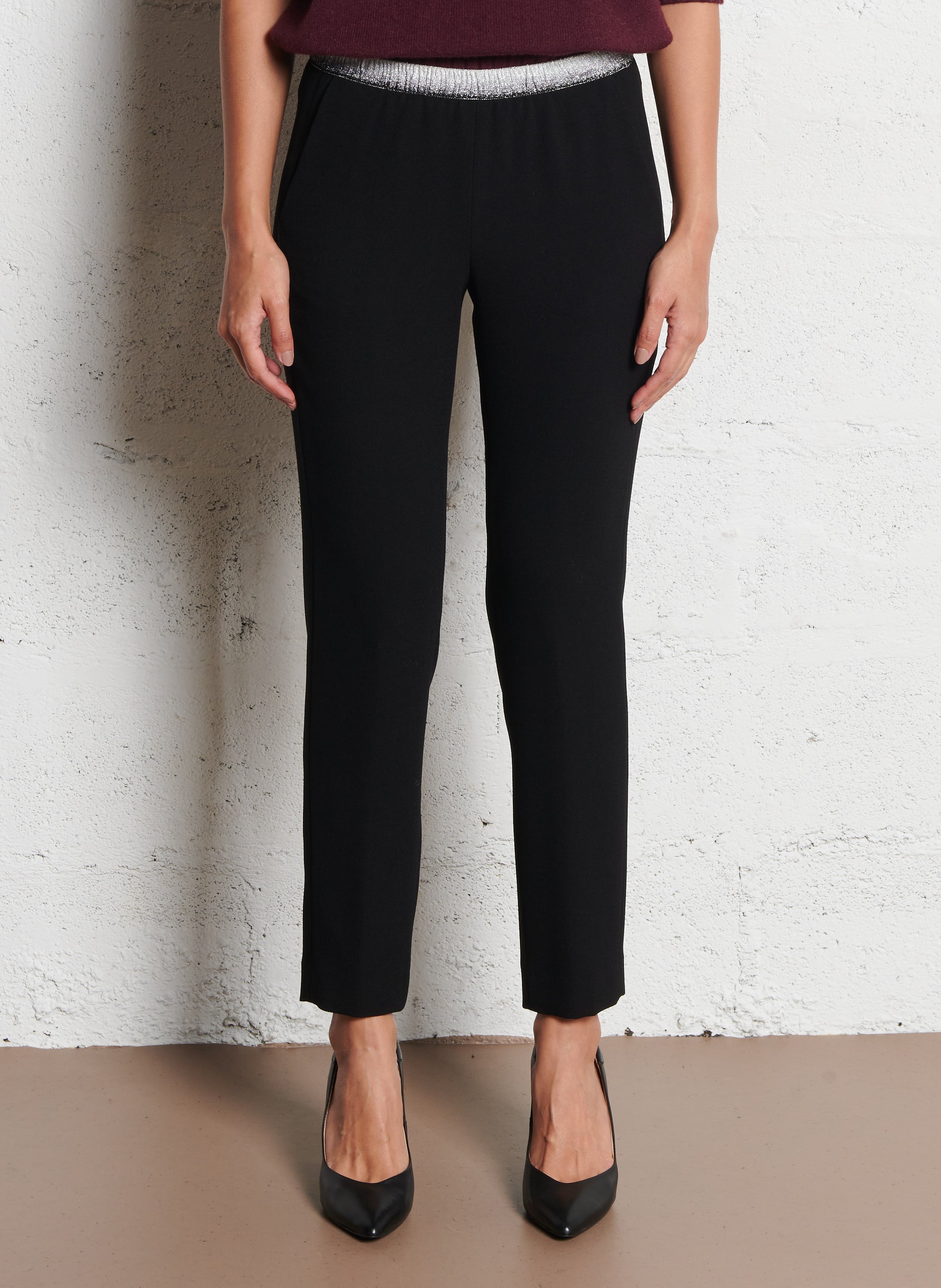 Pantalon droit HARTFORD Noir