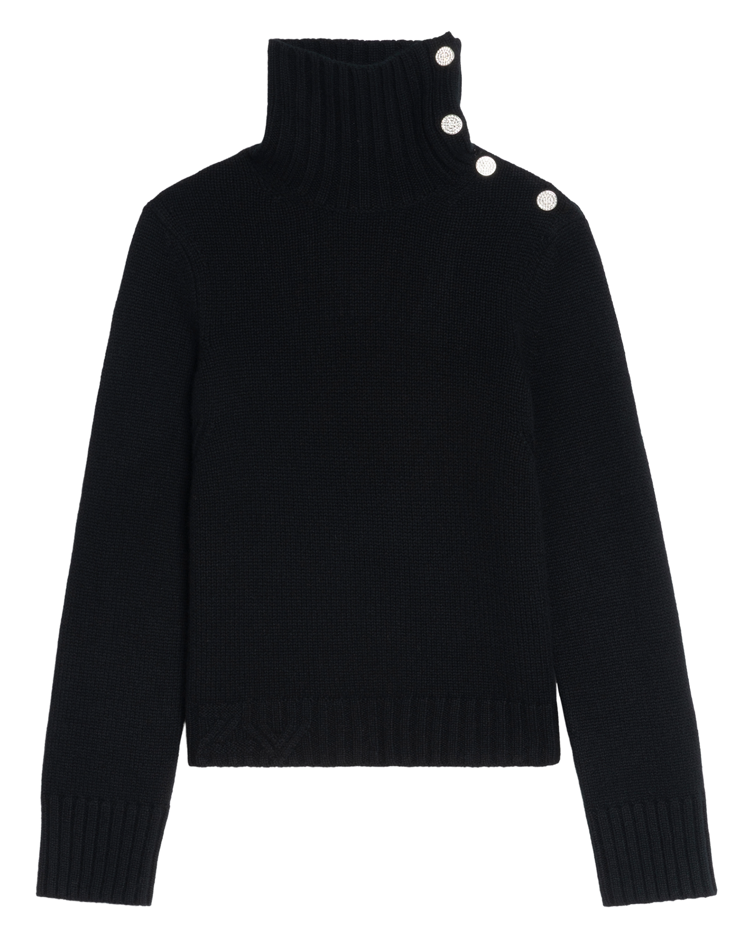 Pull col montant en cachemire  ZADIG&VOLTAIRE Noir