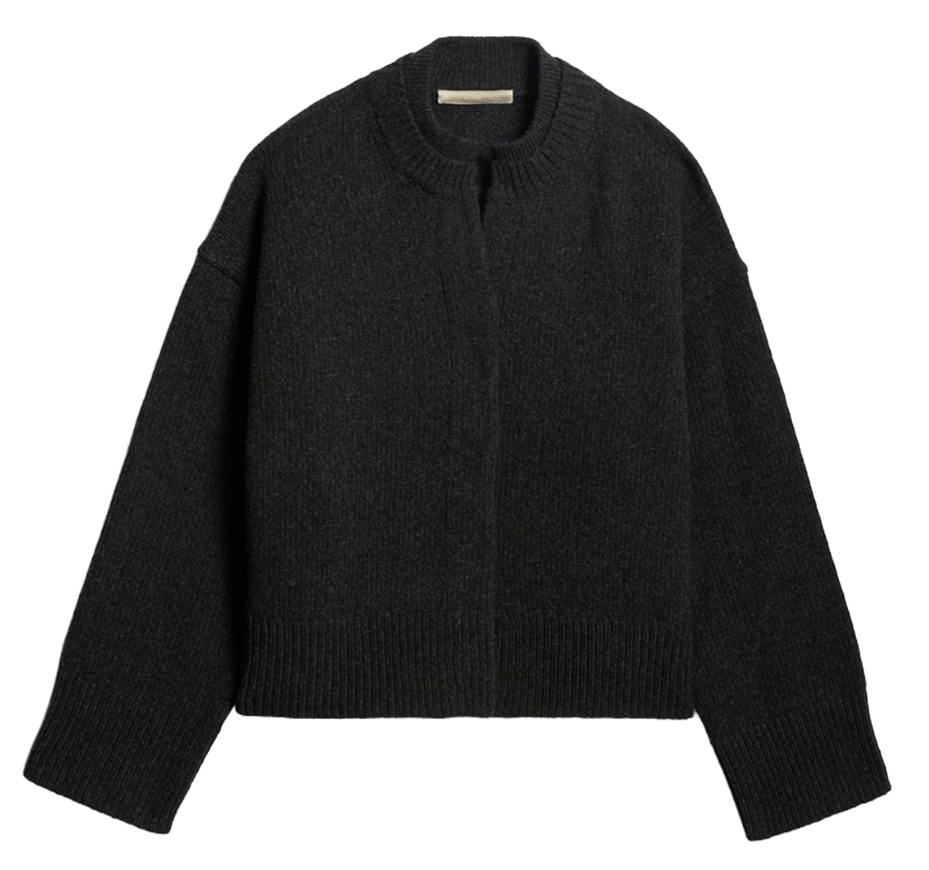 Round-neck wool cardigan VANESSA BRUNO Grey