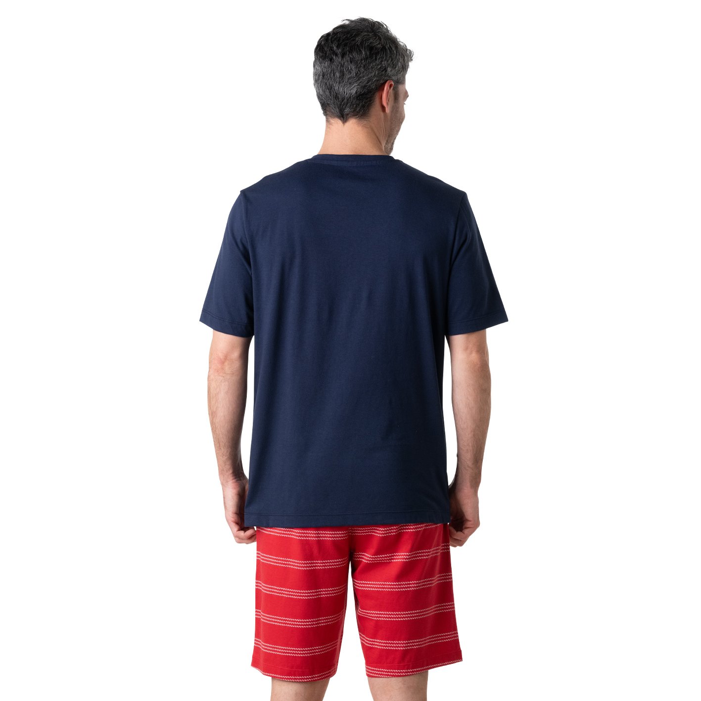 Short open-neck nautical men's pajamas by Eminence EMINENCE Multicolored