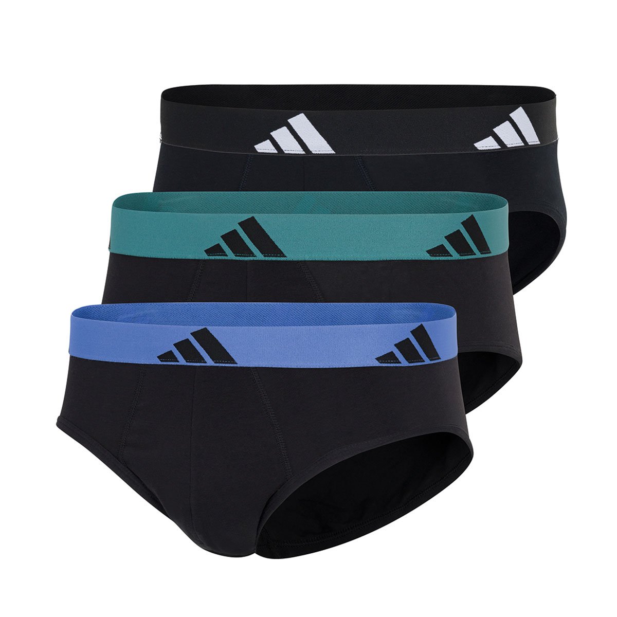 Set of 3 men's active flex cotton adidas sport briefs ADIDAS UNDERWEAR