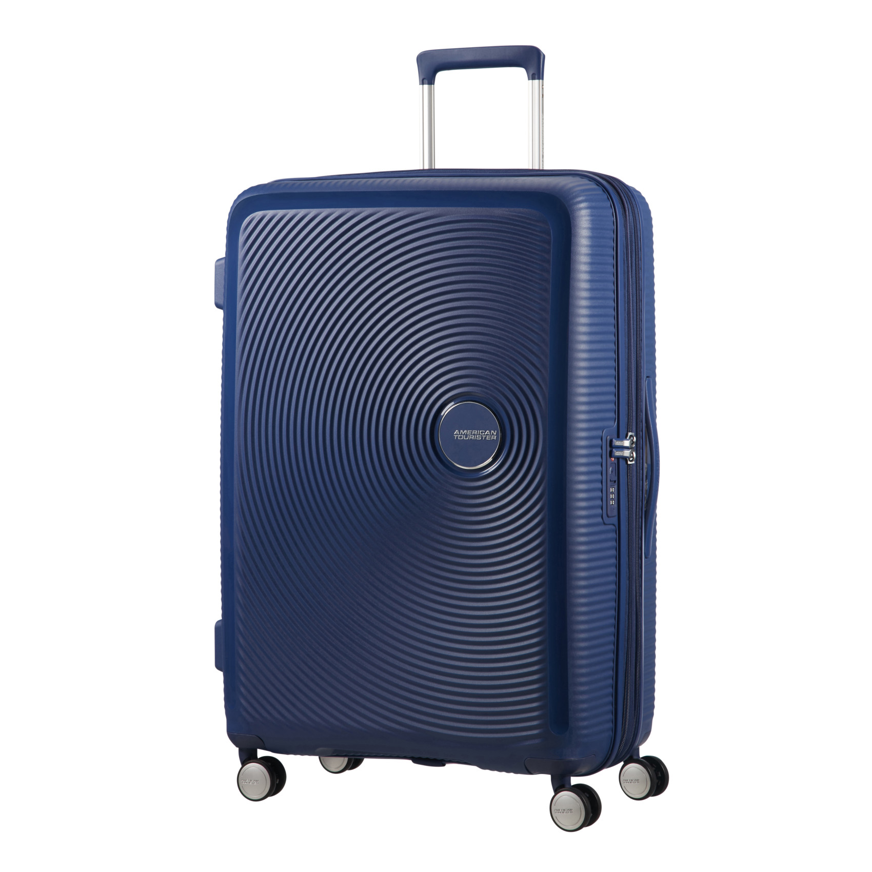 Soundbox suitcase 4 wheels size L AMERICAN TOURISTER Blue