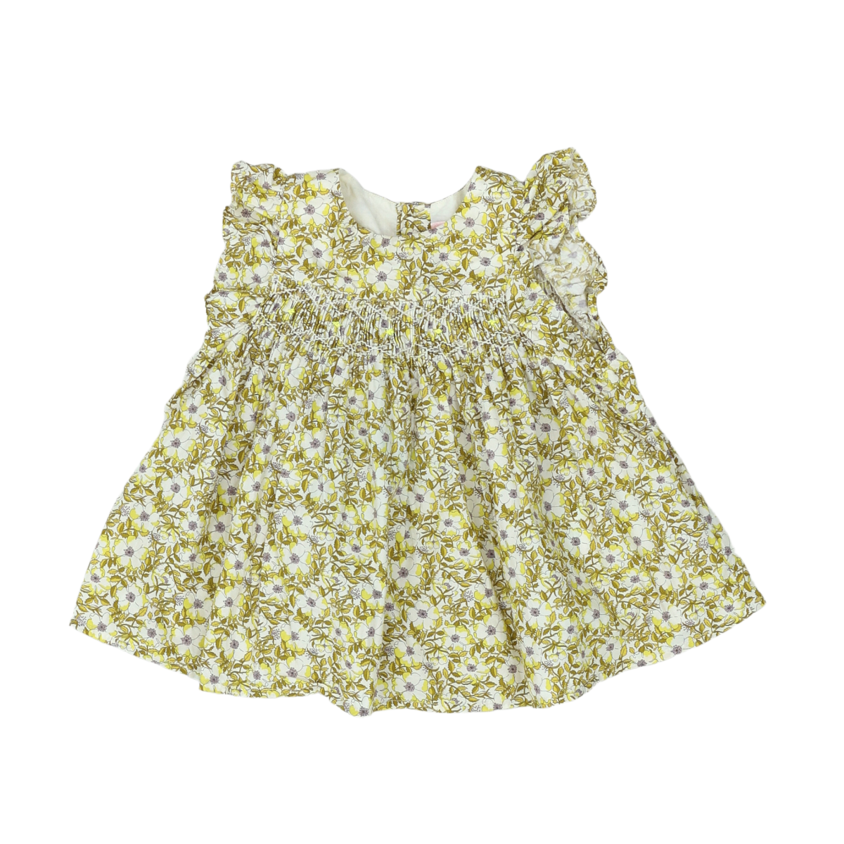 Yellow baby dress - 24 months BONPOINT - Seconde Main Yellow