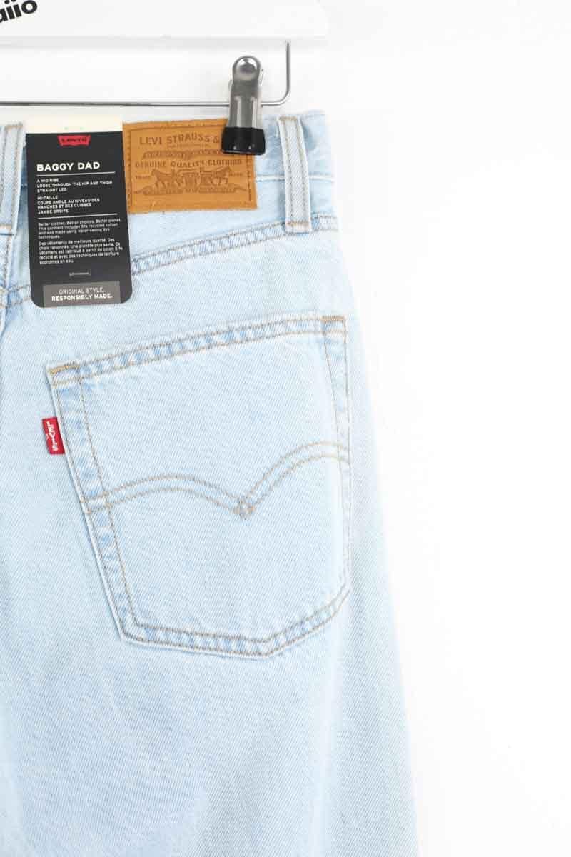 Straight cotton-blend pants LEVI'S - Seconde main Blue