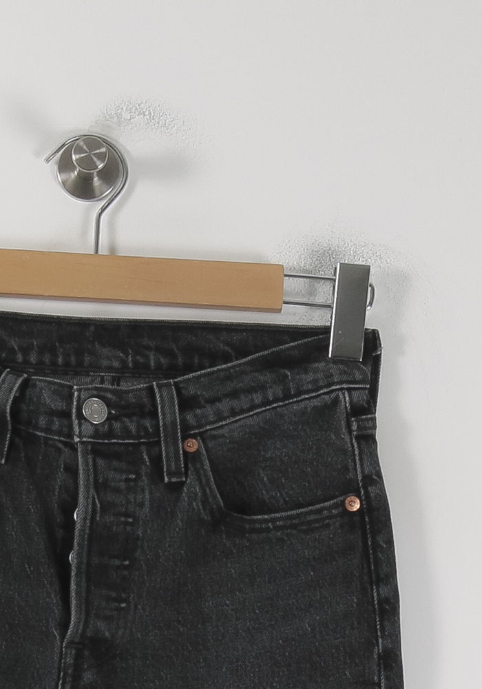 Cropped slim jeans with studs LEVI'S - Seconde main Grey