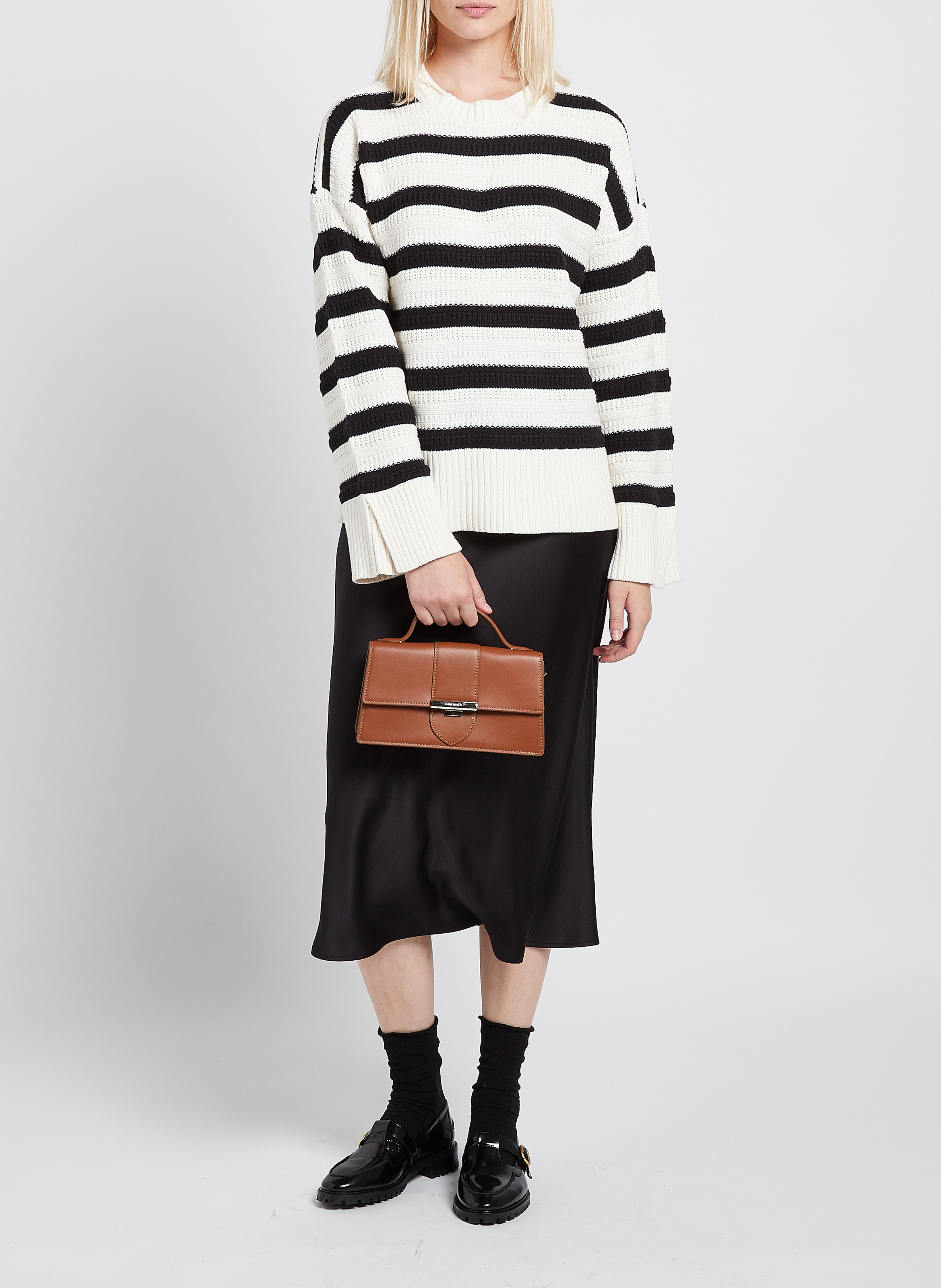 Sac à main en cuir LANCASTER PARIS Marron