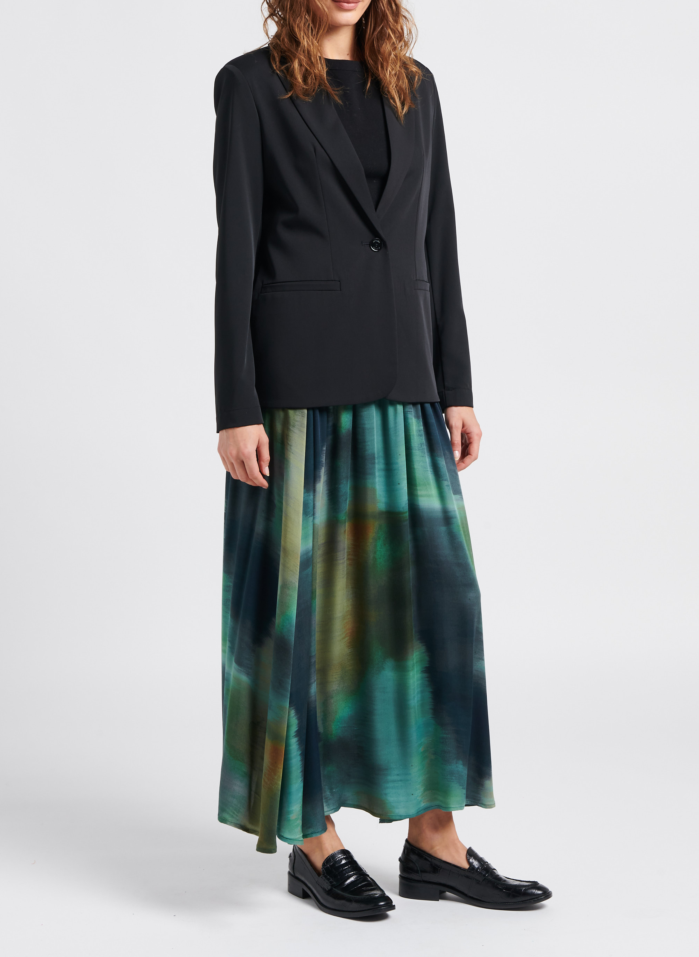 Veste blazer col tailleur PLEASE Noir