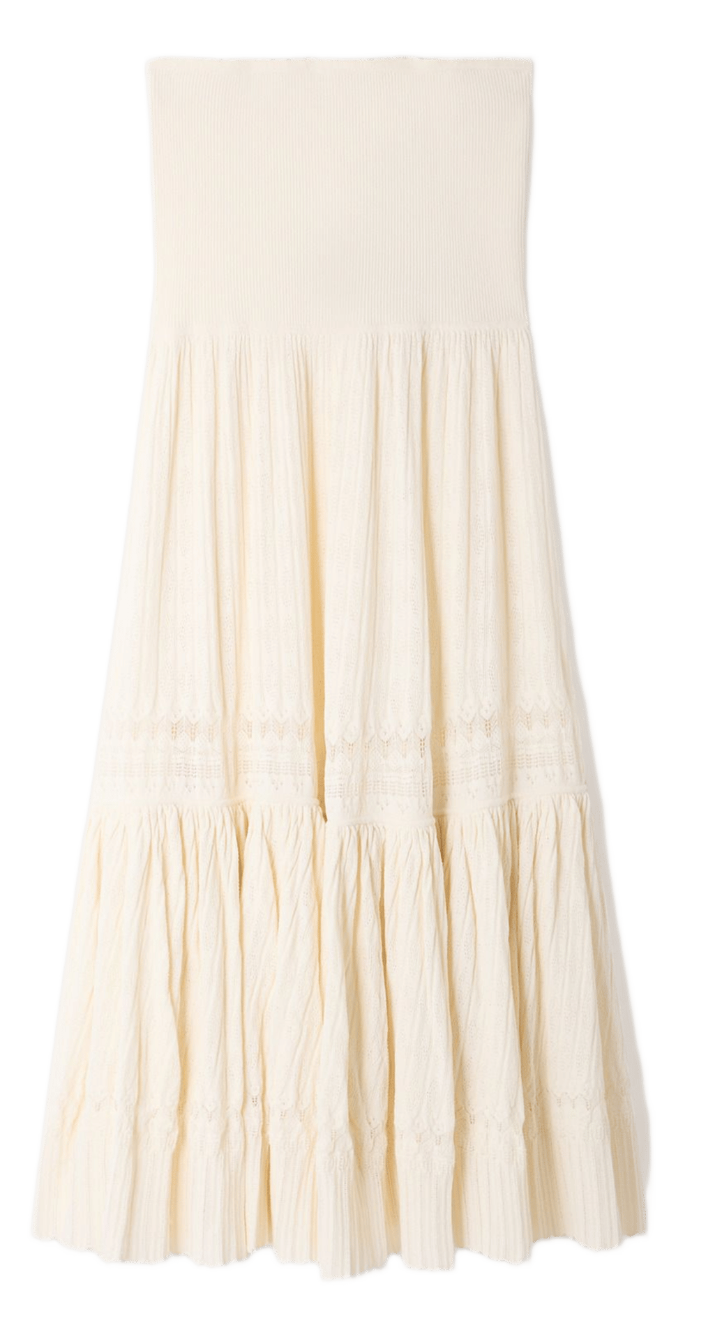 Jupe longue  SANDRO Beige