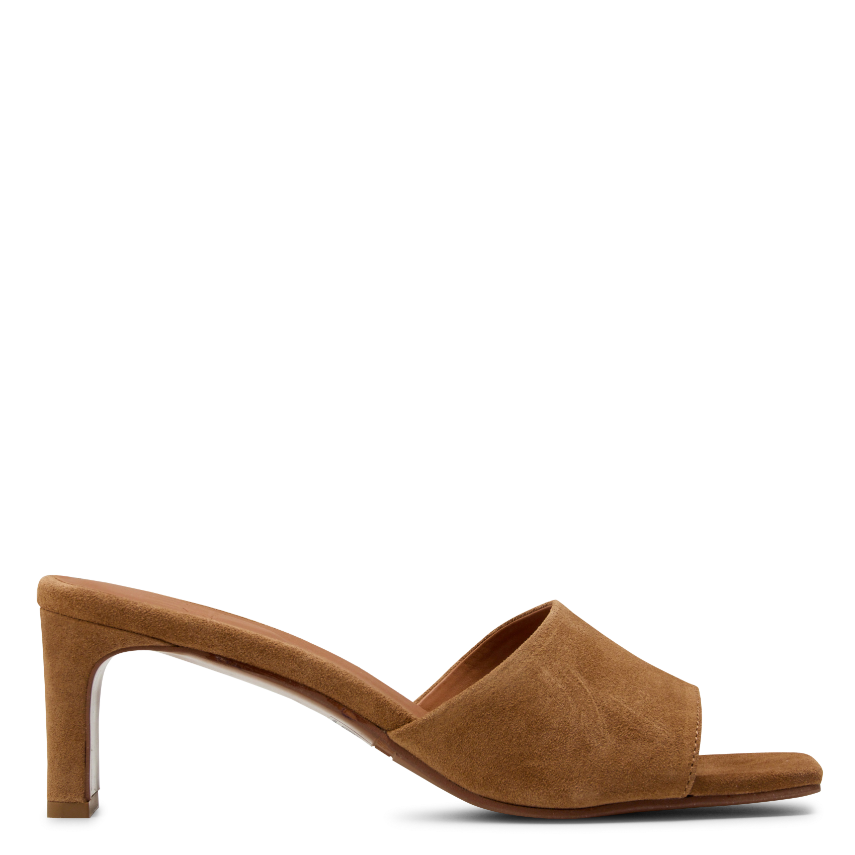 Muiltjes met suède hak BILLI BI Bruin