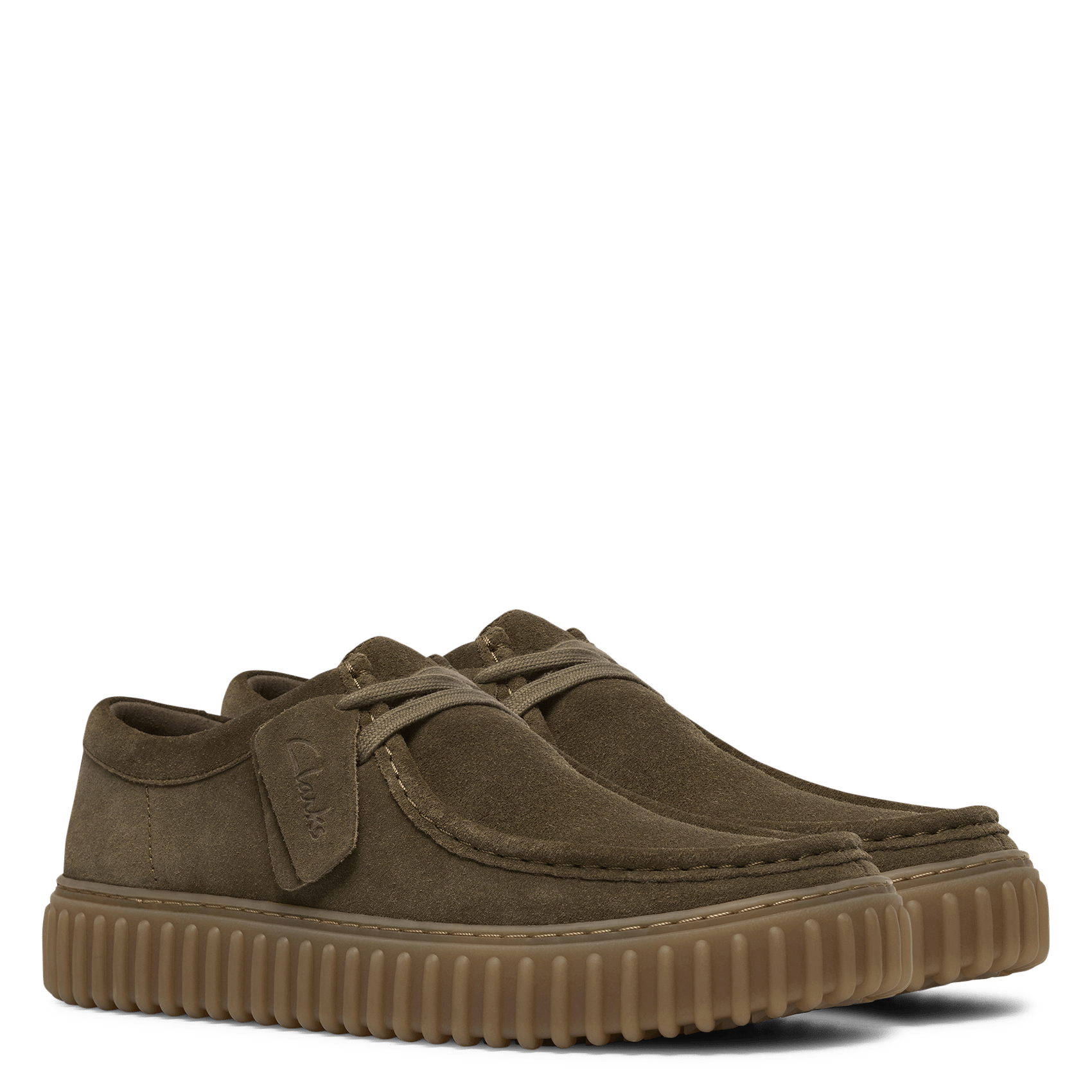 Arthus leather Derby shoes  CLARKS Green