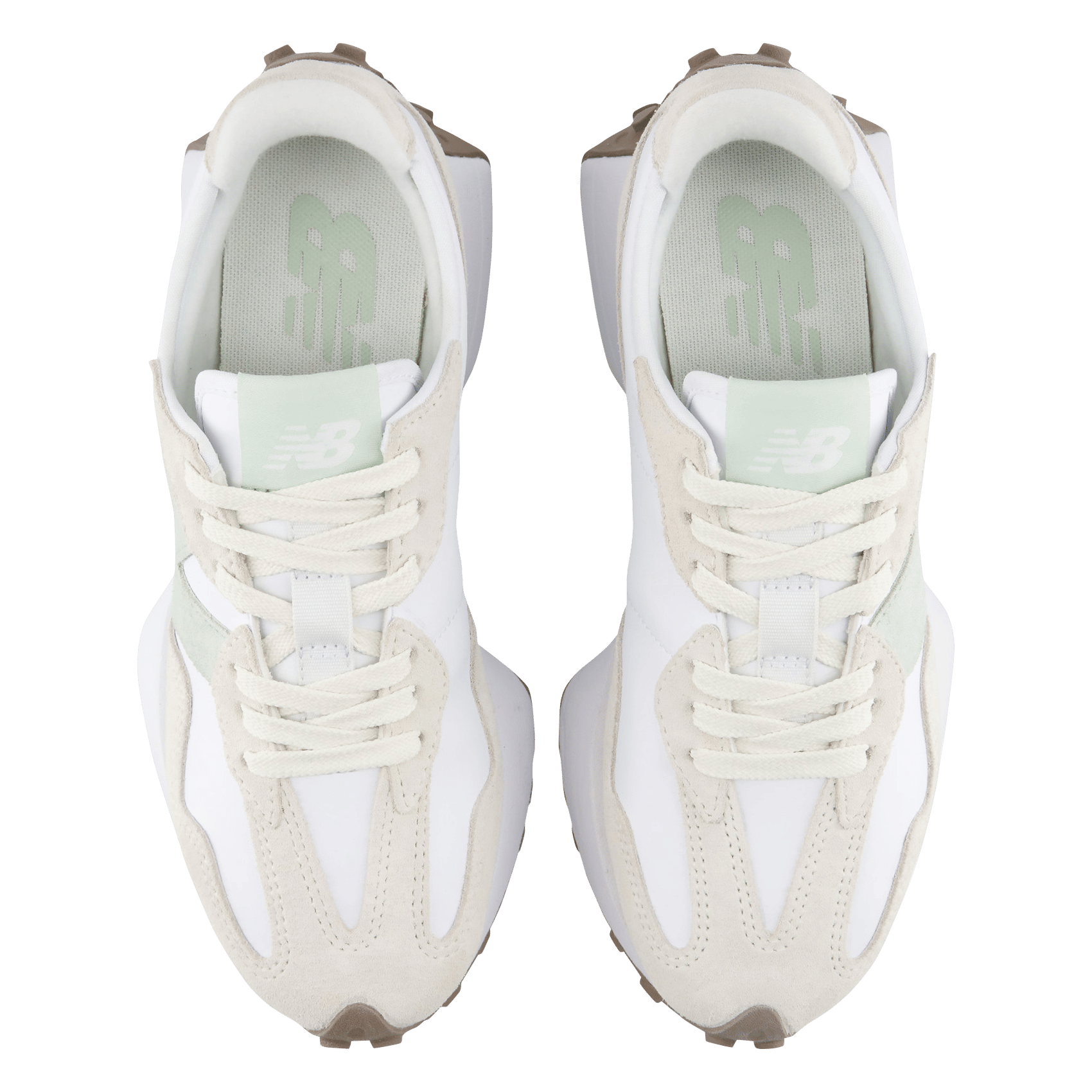 Lage sneakers van leermix NEW BALANCE Grijs