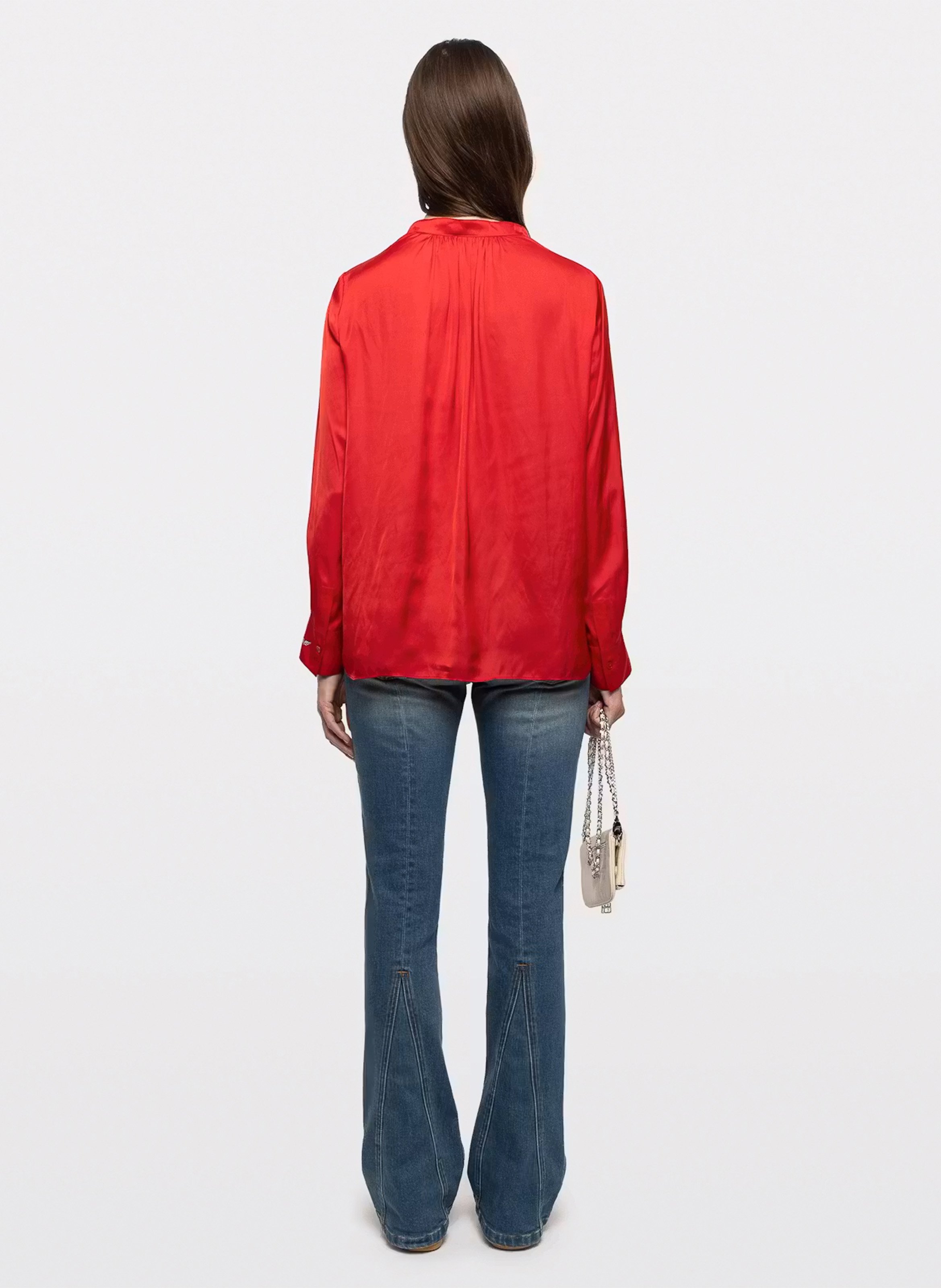 Top à encolure v | Rouge ZADIG&VOLTAIRE Femme
