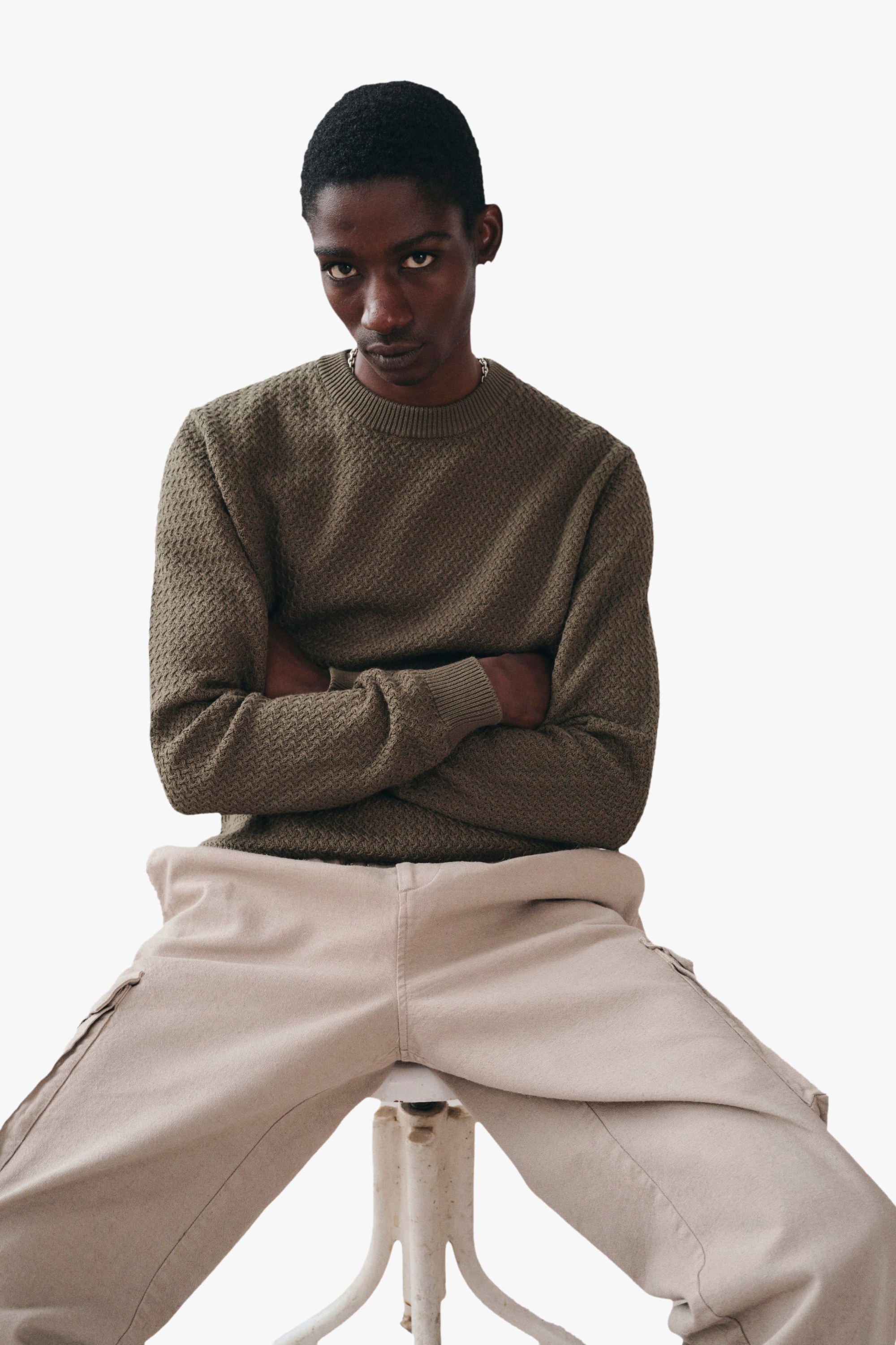 Long-sleeve polo shirt Roma Noyoco Green