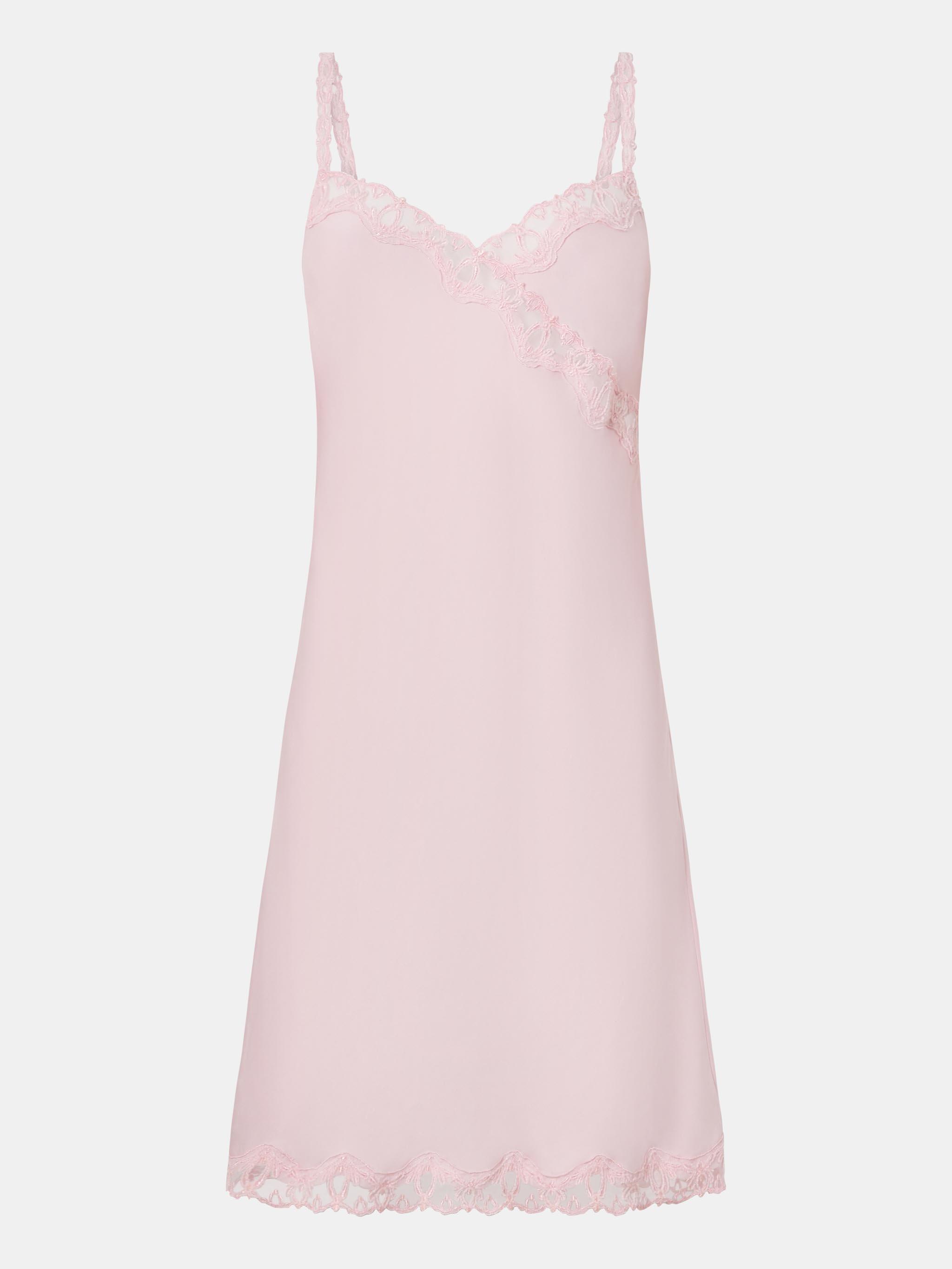 New 1P Italian embroidery nightdress CHANTELLE Pink