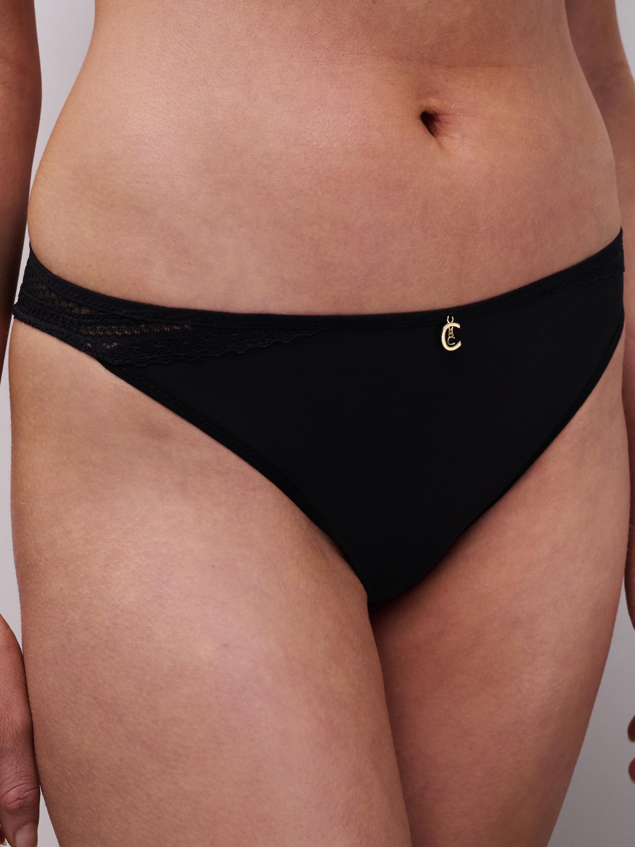 Lace tanga CHANTELLE Black