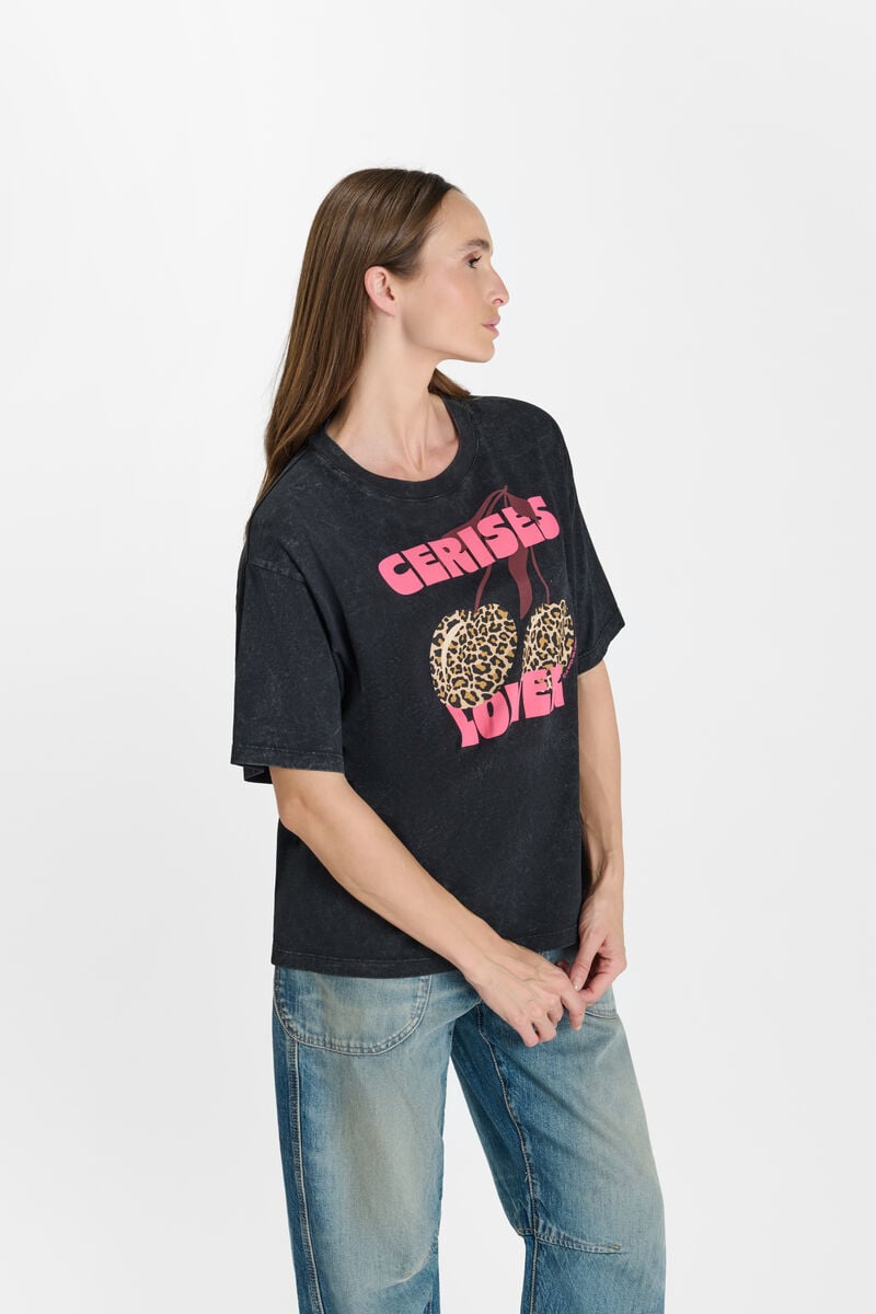 T-shirt LE TEMPS DES CERISES Black