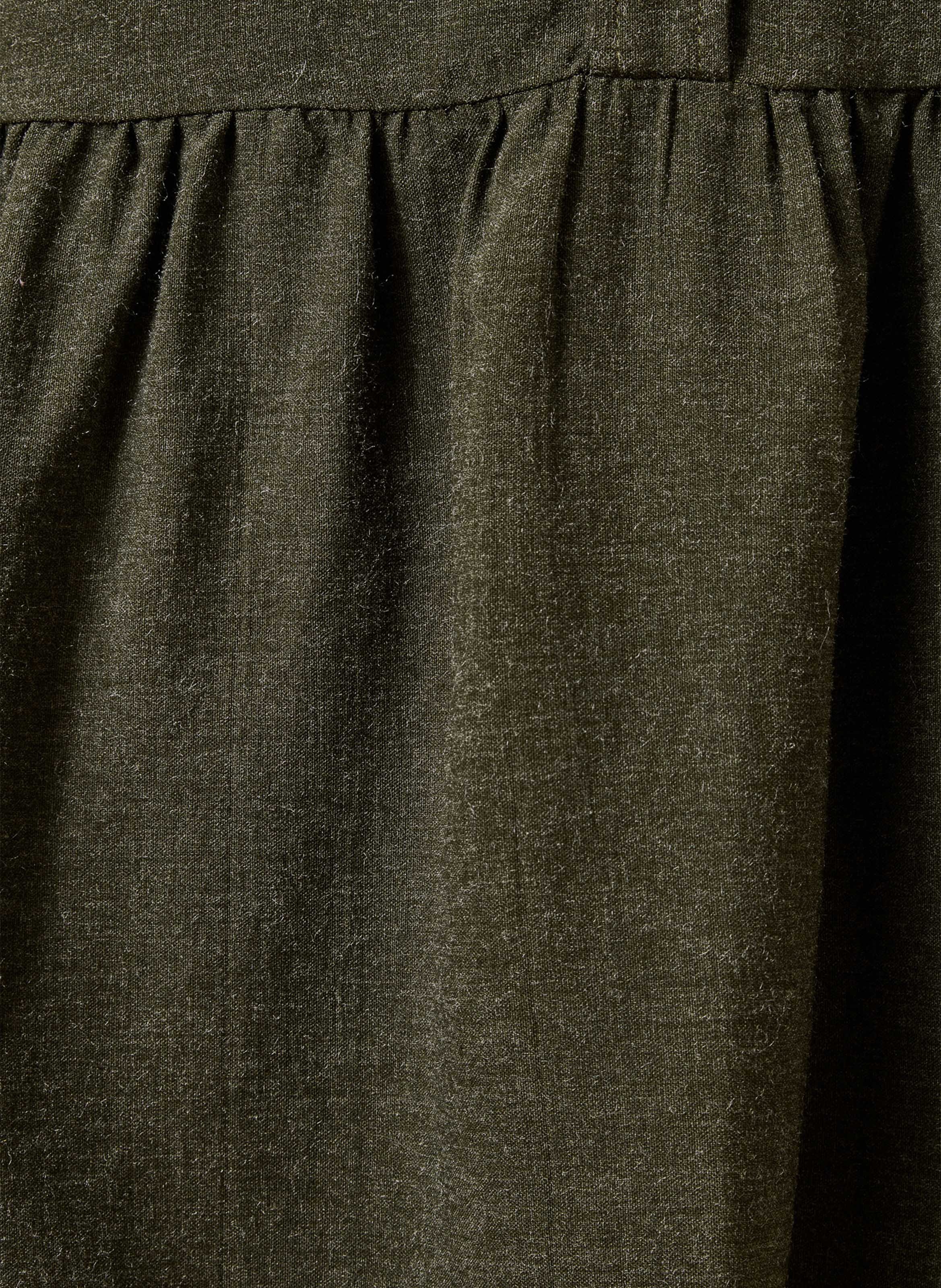 Midikleid mit Henley-Ausschnitt LA FEE MARABOUTEE Grun