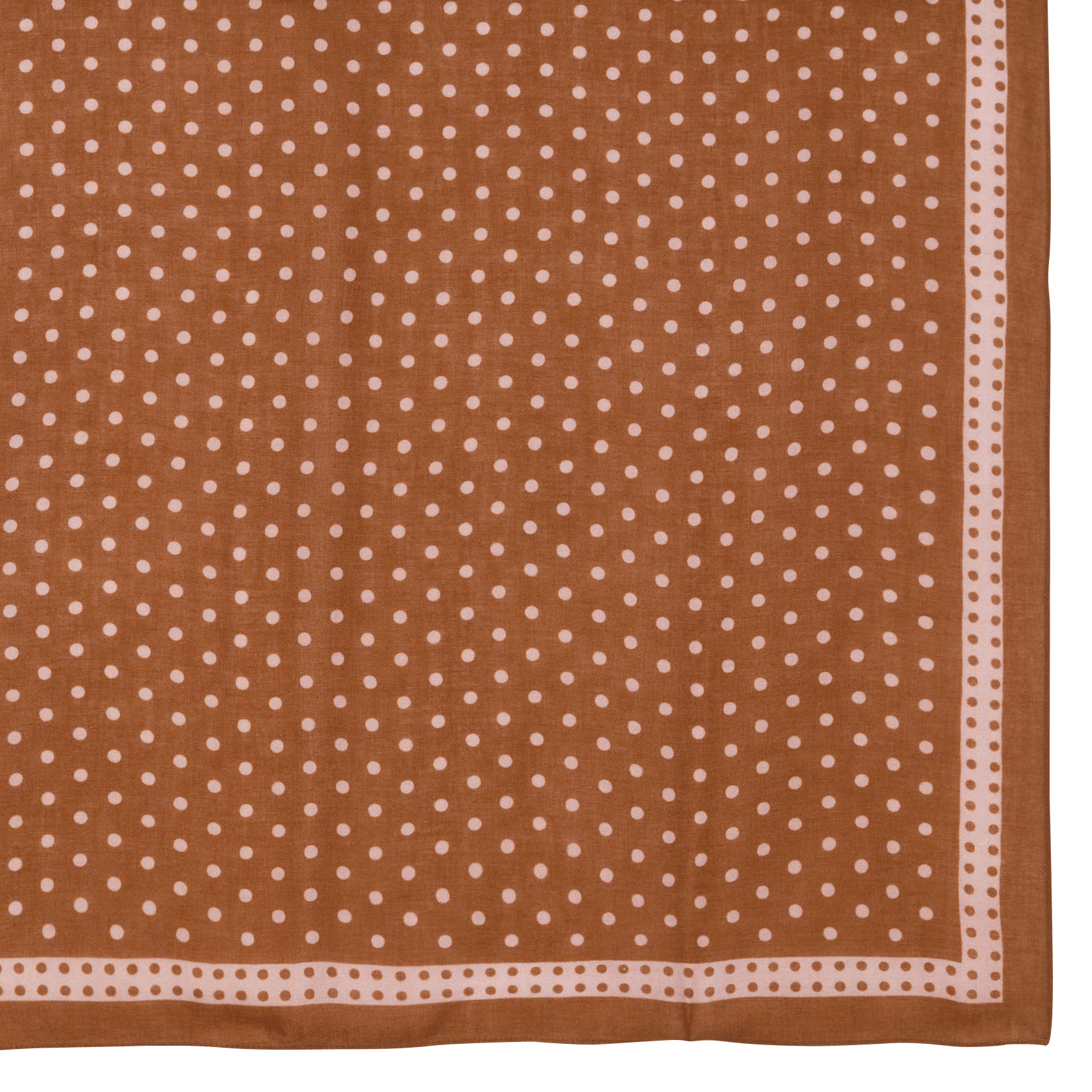 Cotton polka dot scarf DES PETITS HAUTS Multicolored