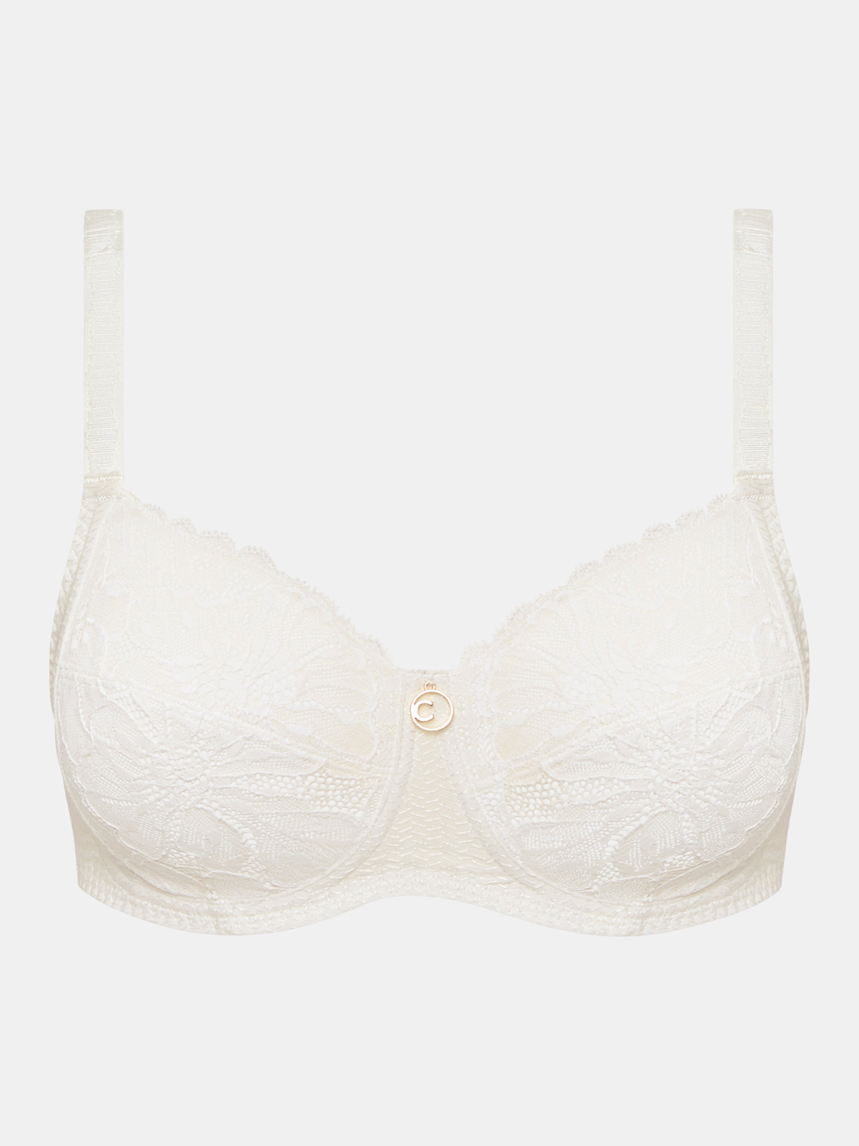 Non-wired support bra with cups CHANTELLE White