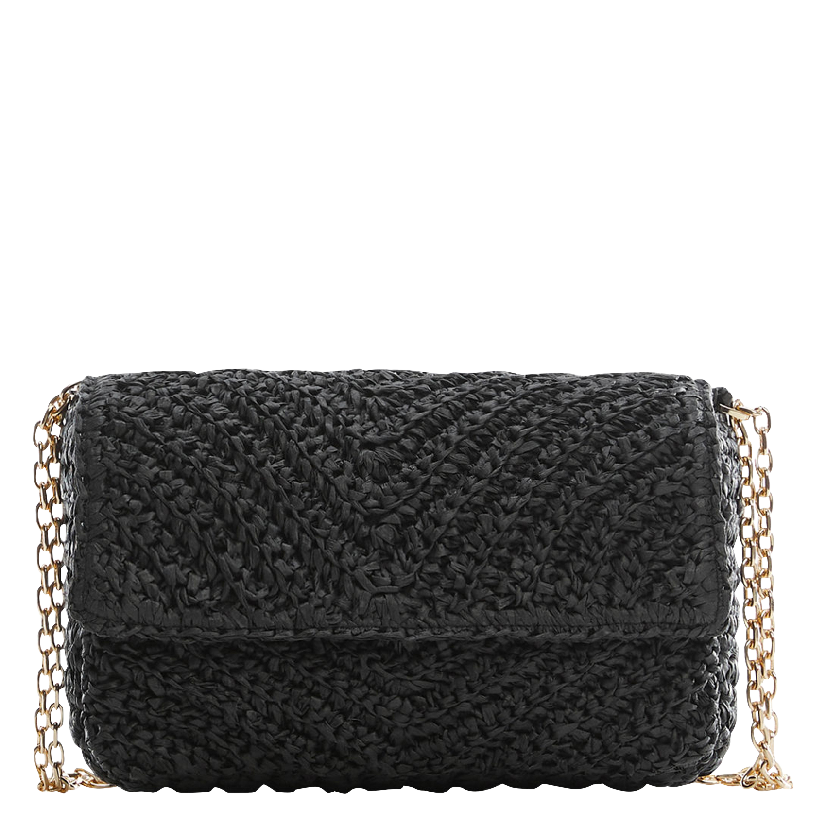 Mango Rain Quilted Purse, Black, One Size