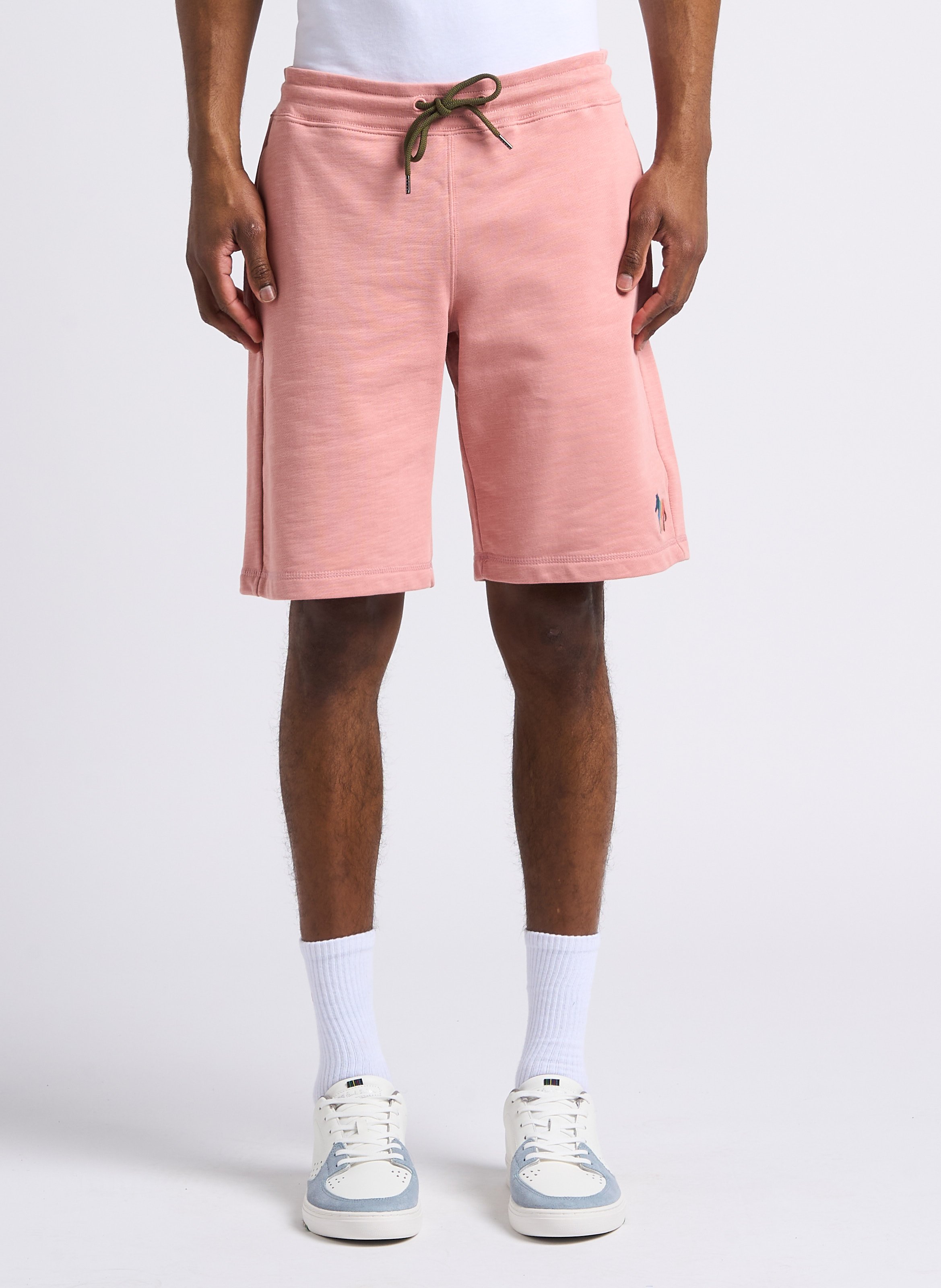 Low-top leather trainers - Look 1