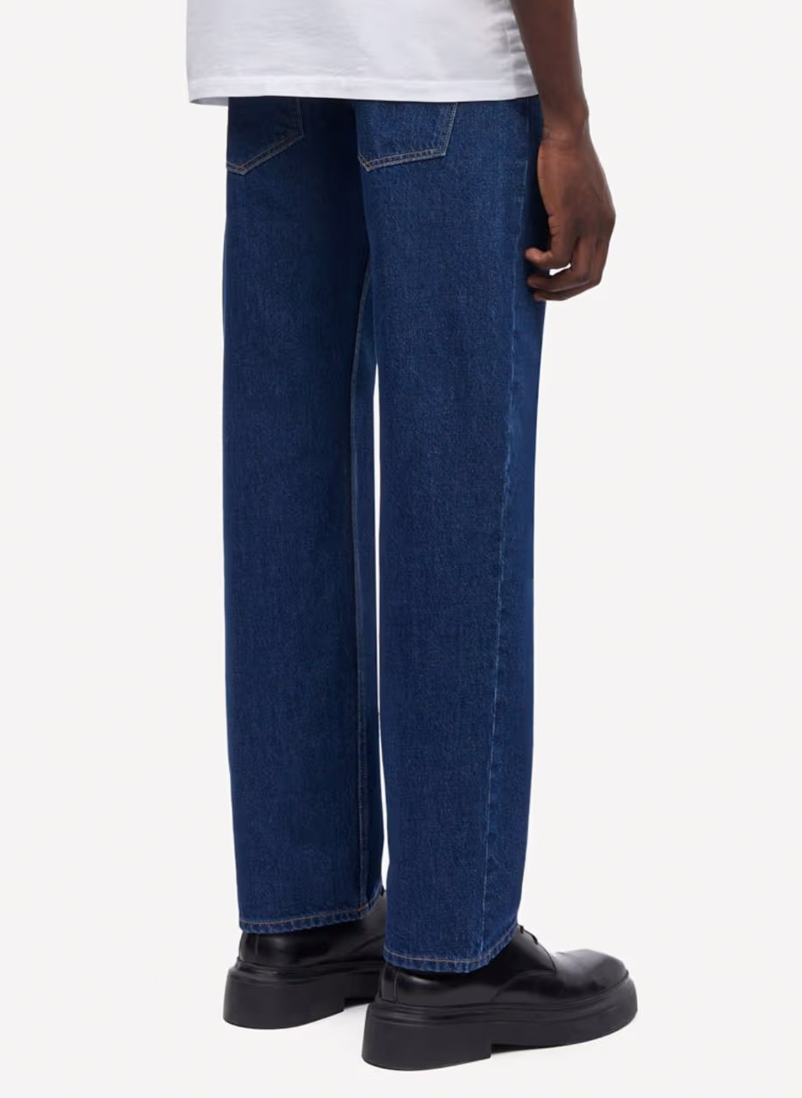 Straight organic cotton jeans Blue