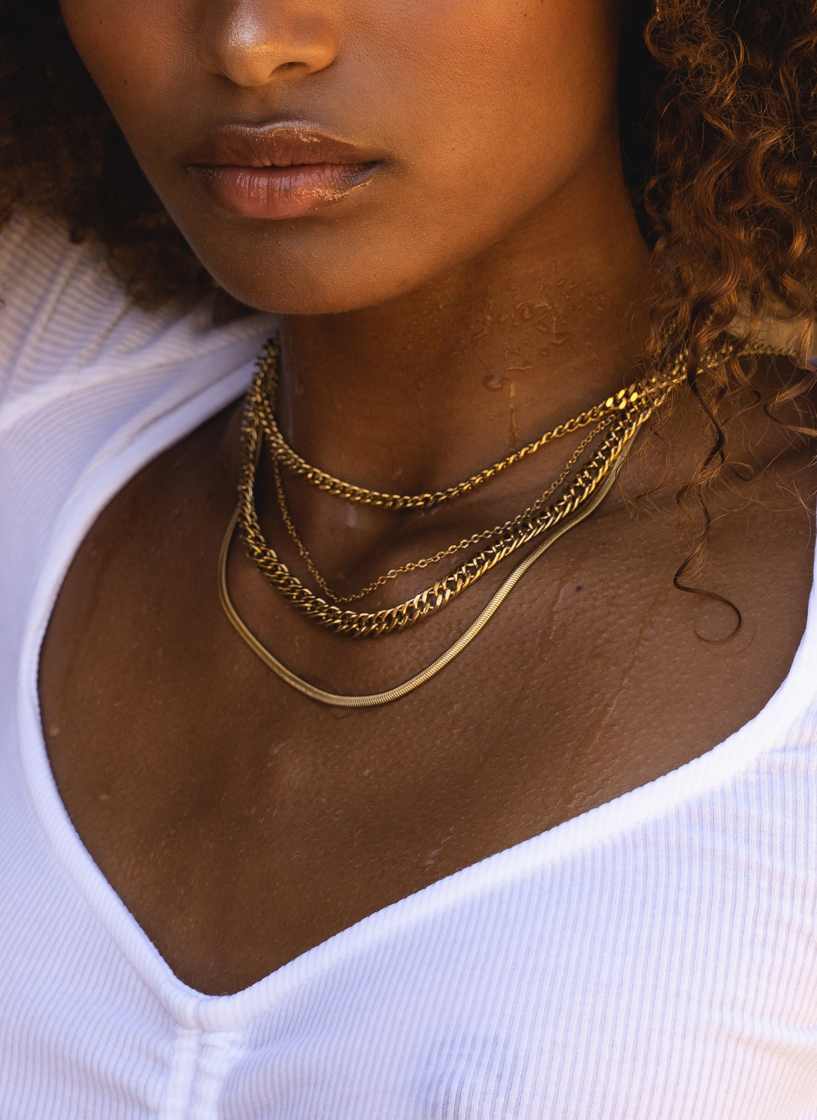 Chain necklace AEC Paris Golden