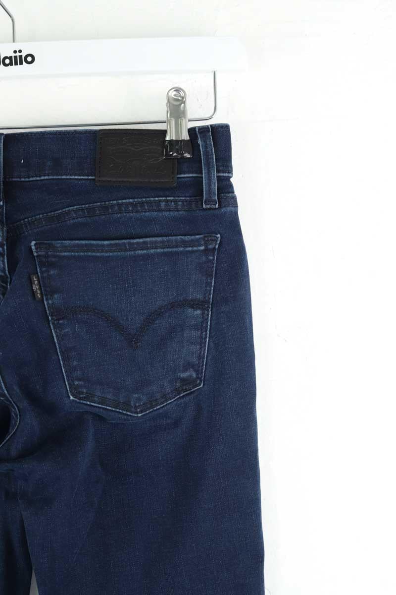 Cotton skinny jeans LEVI'S - Seconde main Blue