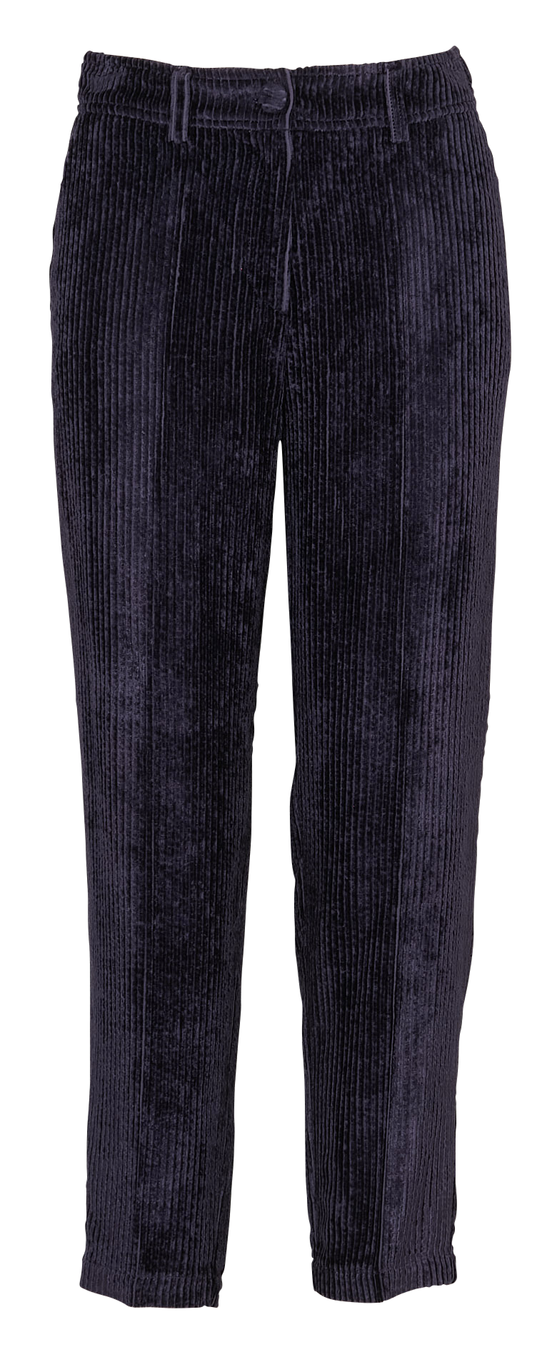 Pantalon droit en velours côtelé MOMONI Bleu