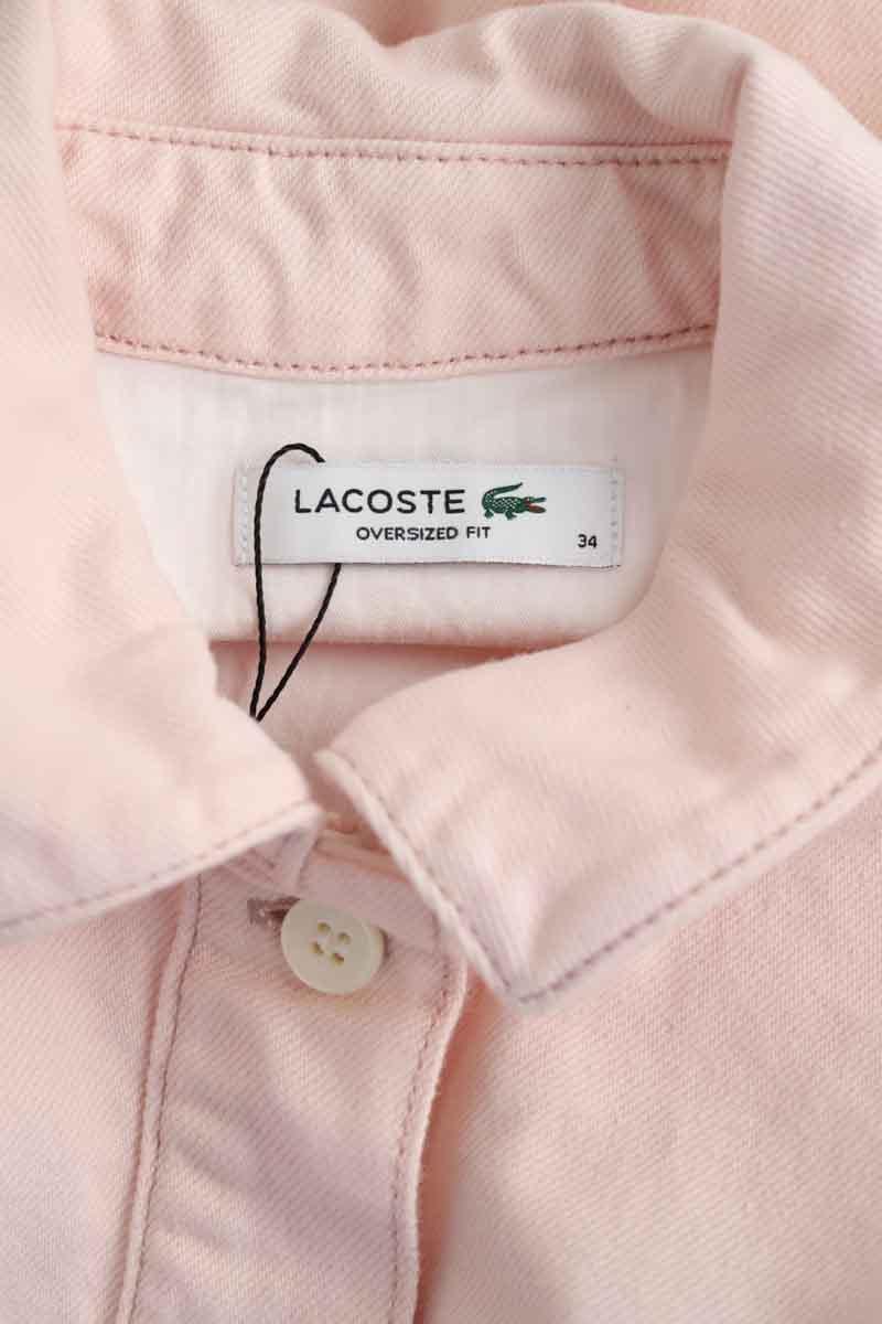 Cotton polo shirt LACOSTE - SECONDE MAIN Pink
