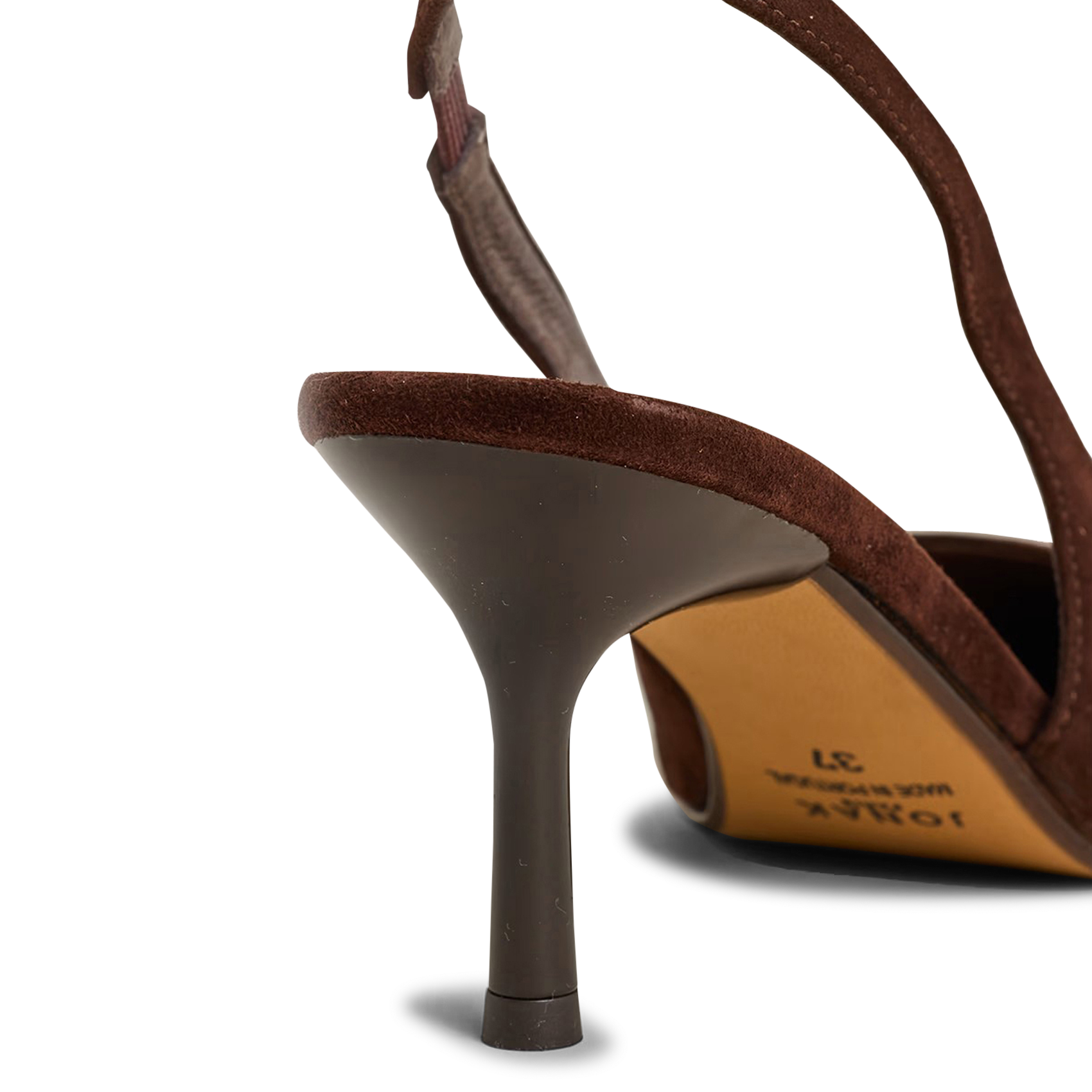 Suede high heels JONAK Brown